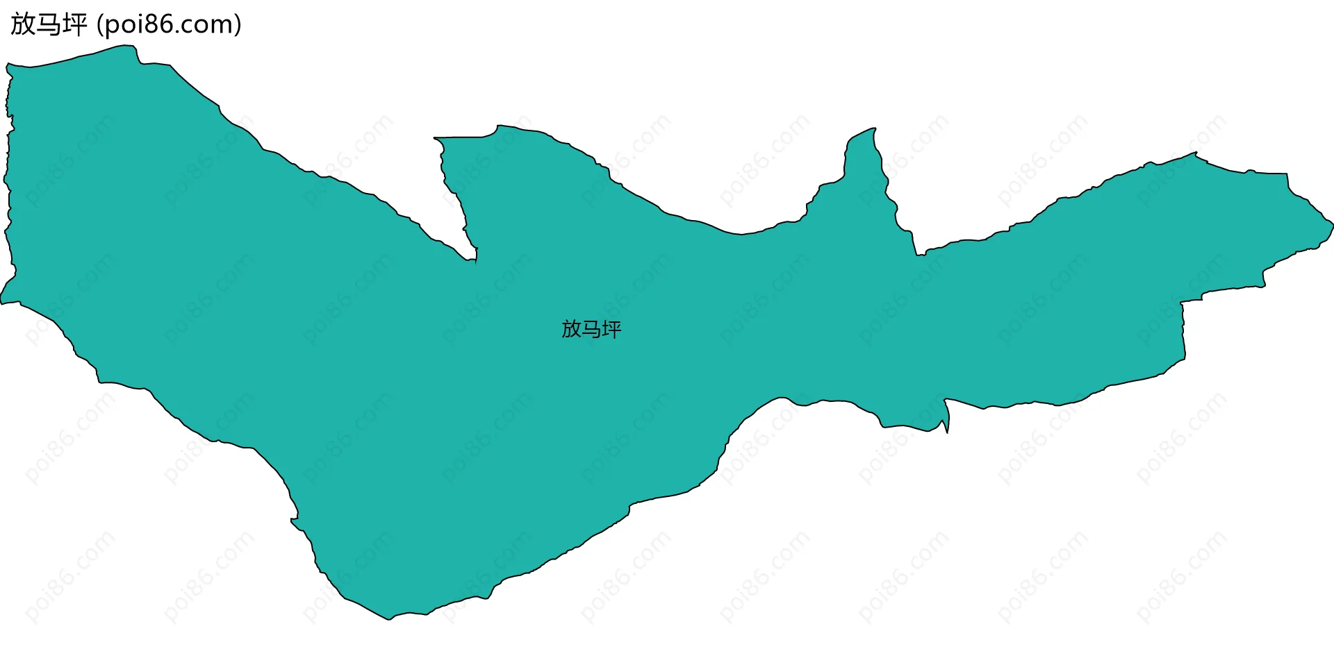 放马坪边界地图