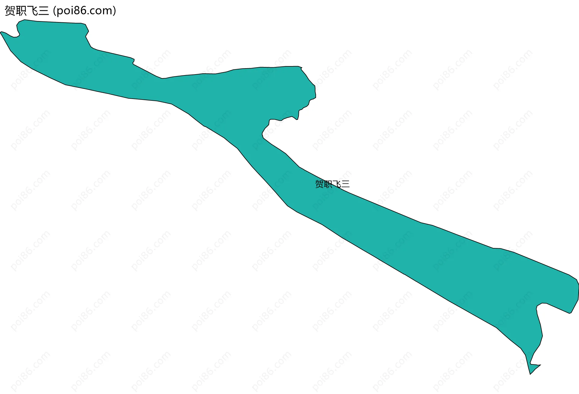 贺职飞三边界地图