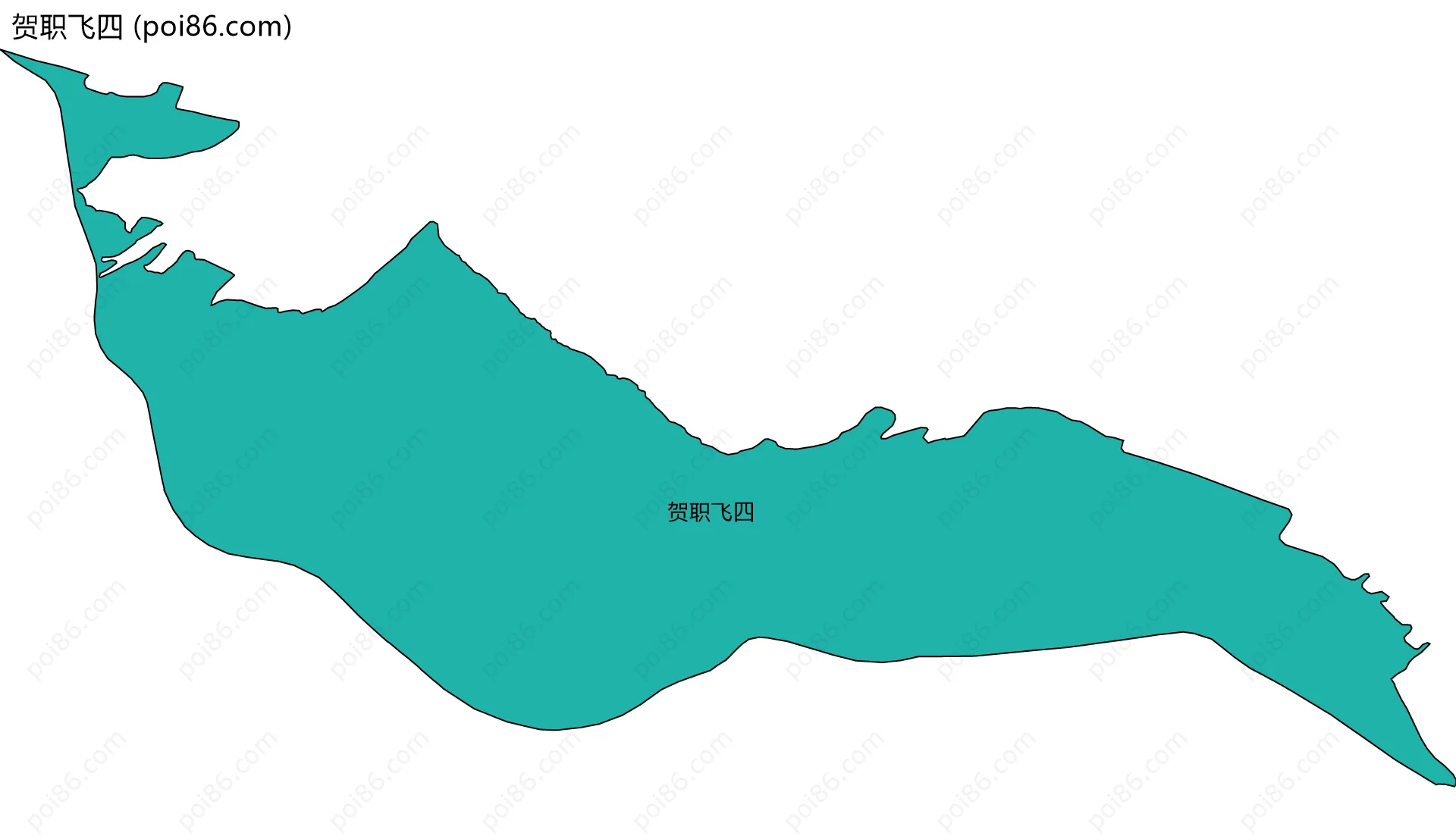 贺职飞四边界地图