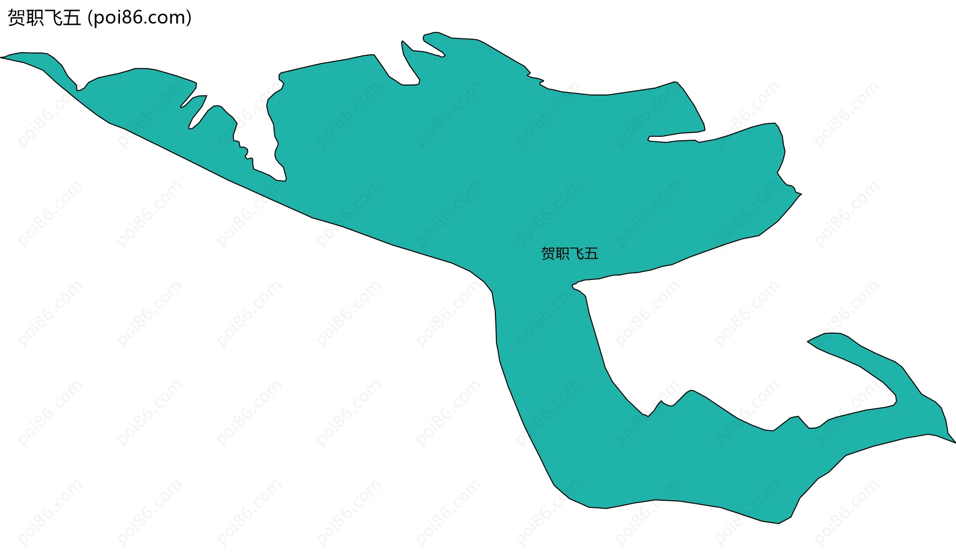 贺职飞五边界地图