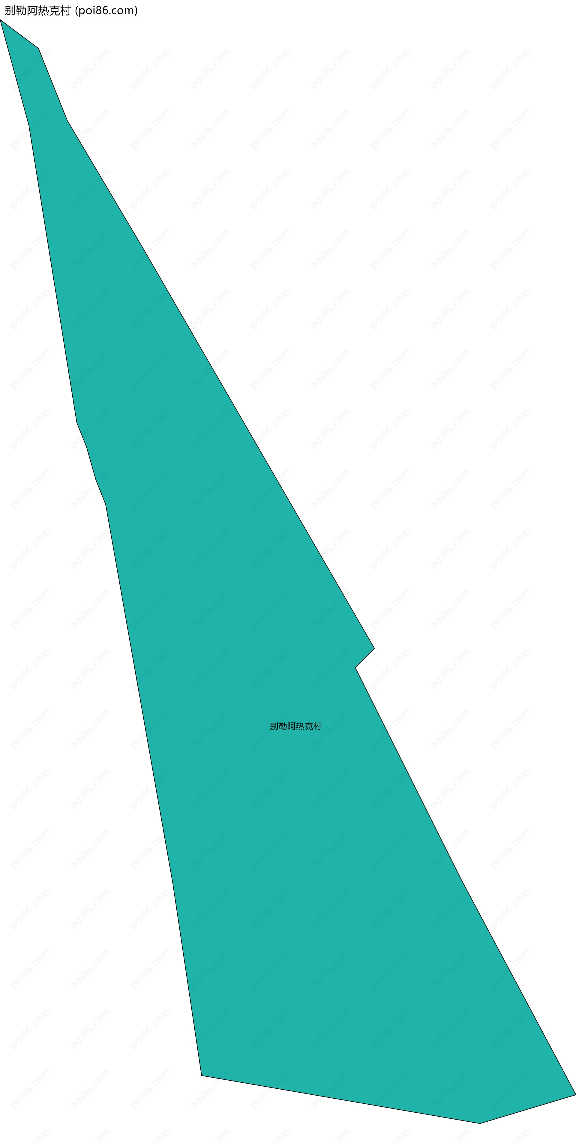 别勒阿热克村边界地图