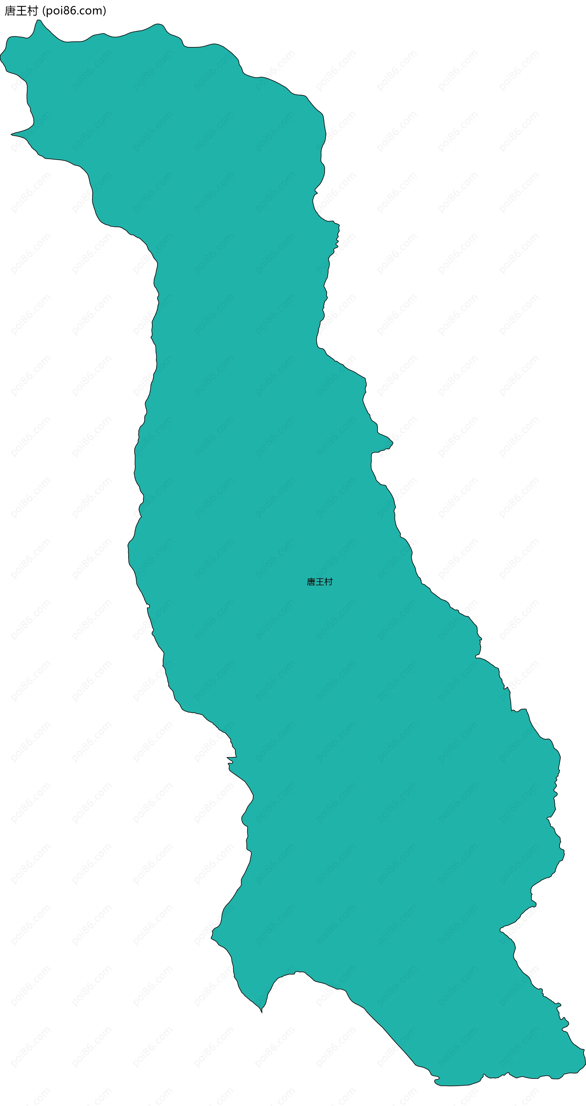 唐王村边界地图