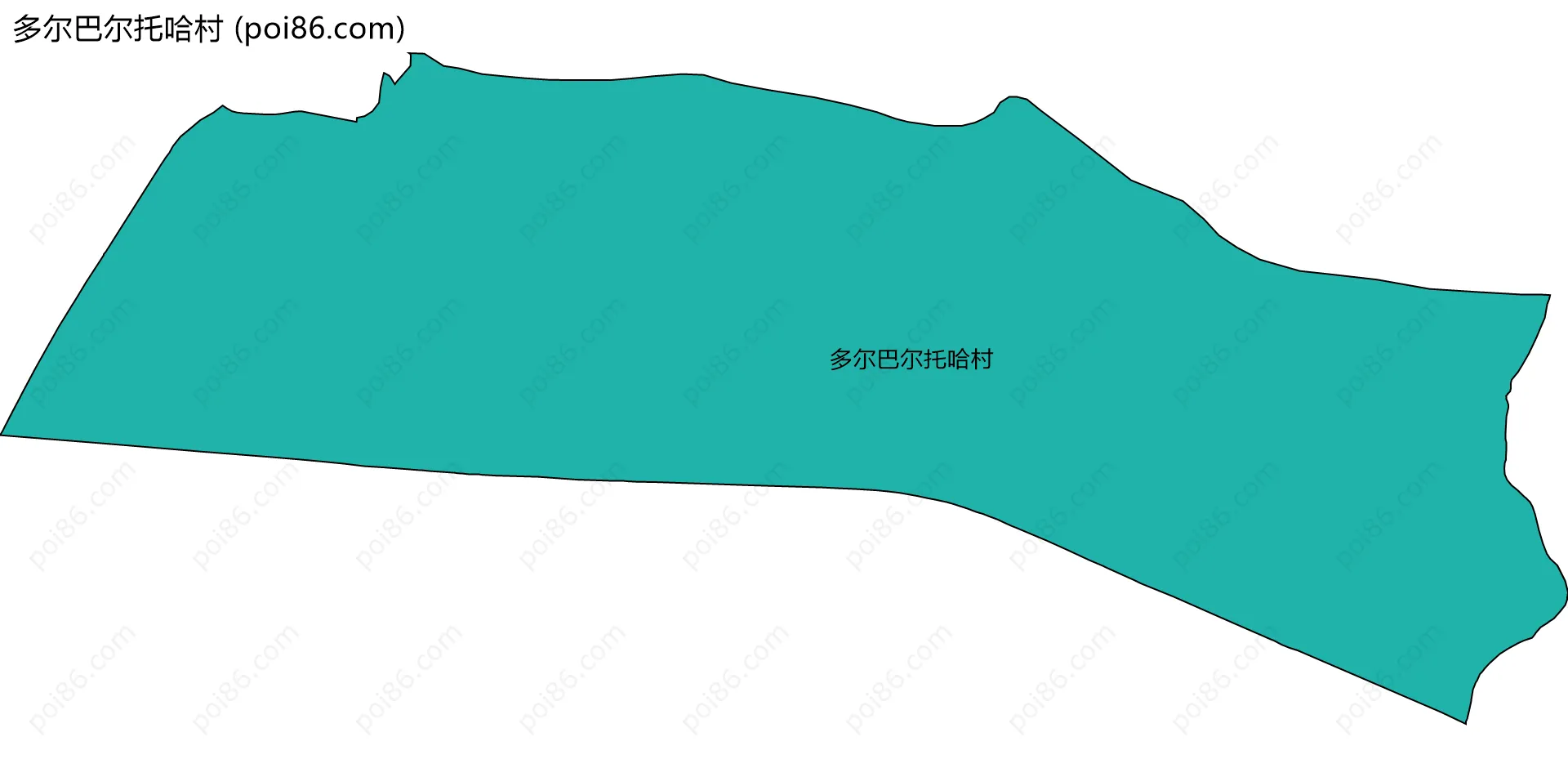 多尔巴尔托哈村边界地图