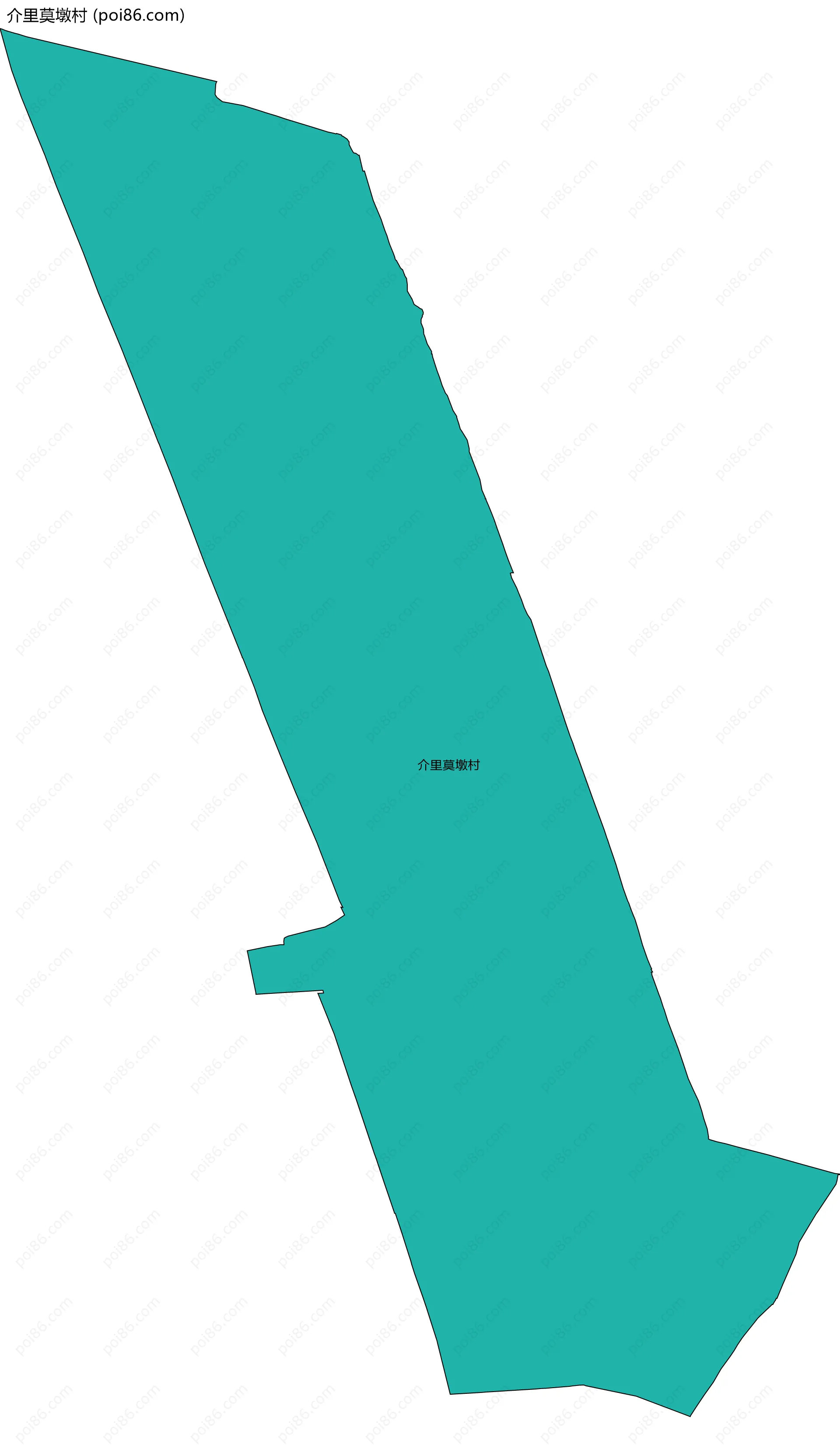 介里莫墩村边界地图
