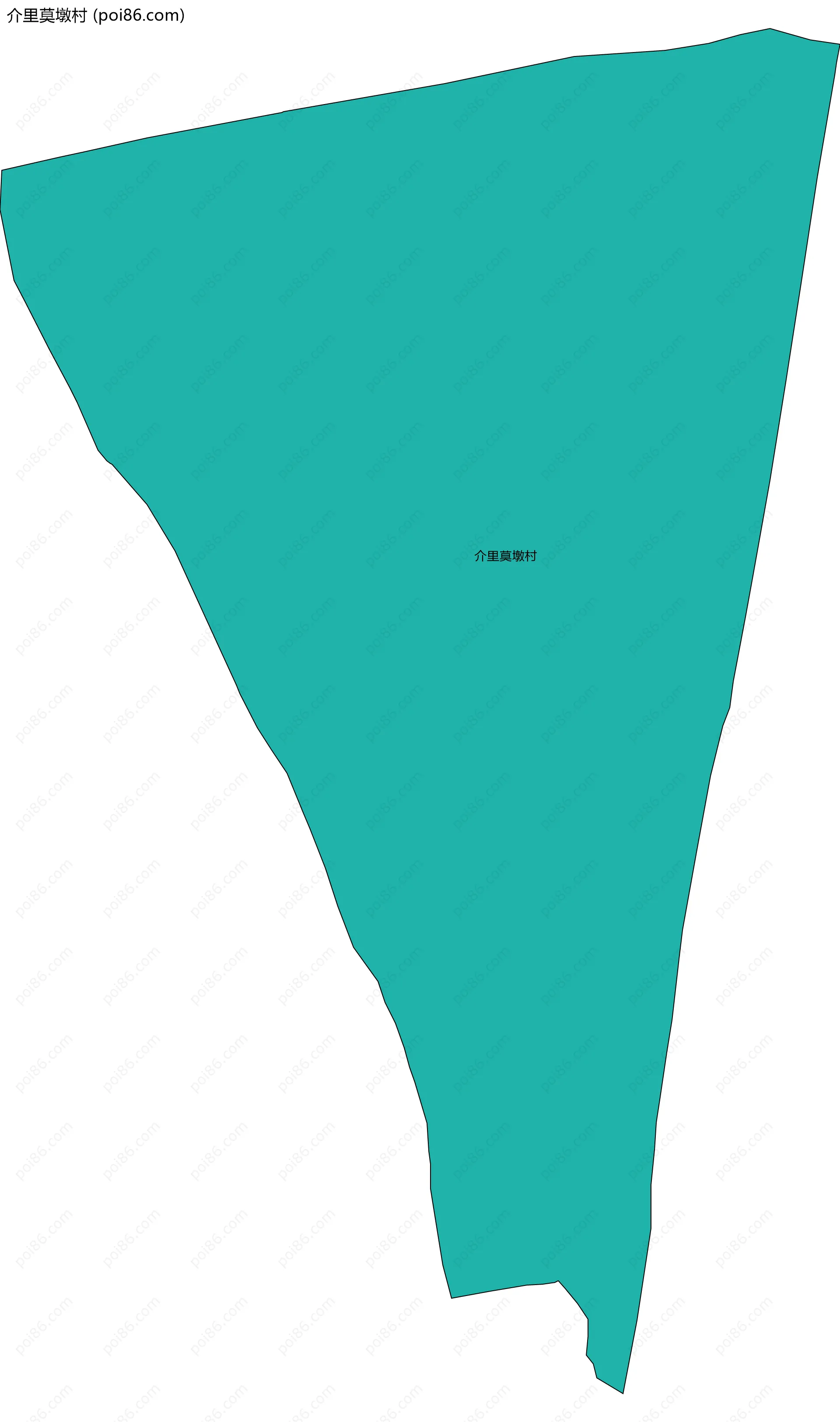 介里莫墩村边界地图