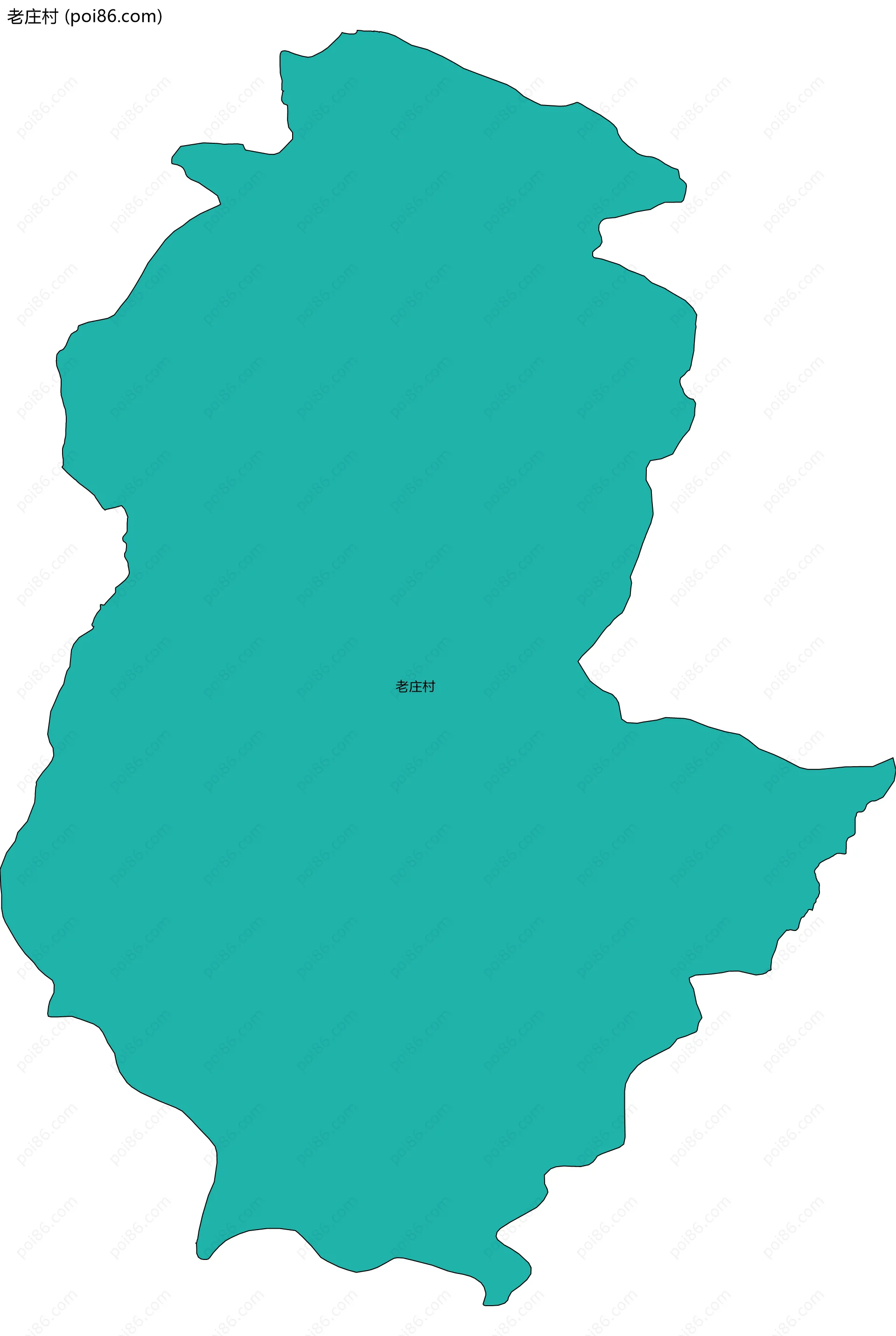 老庄村边界地图