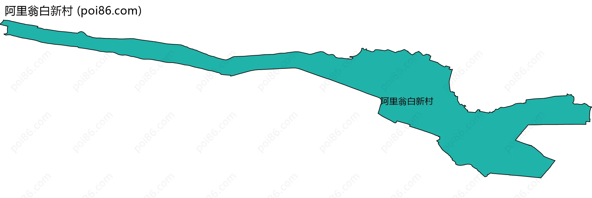 阿里翁白新村边界地图