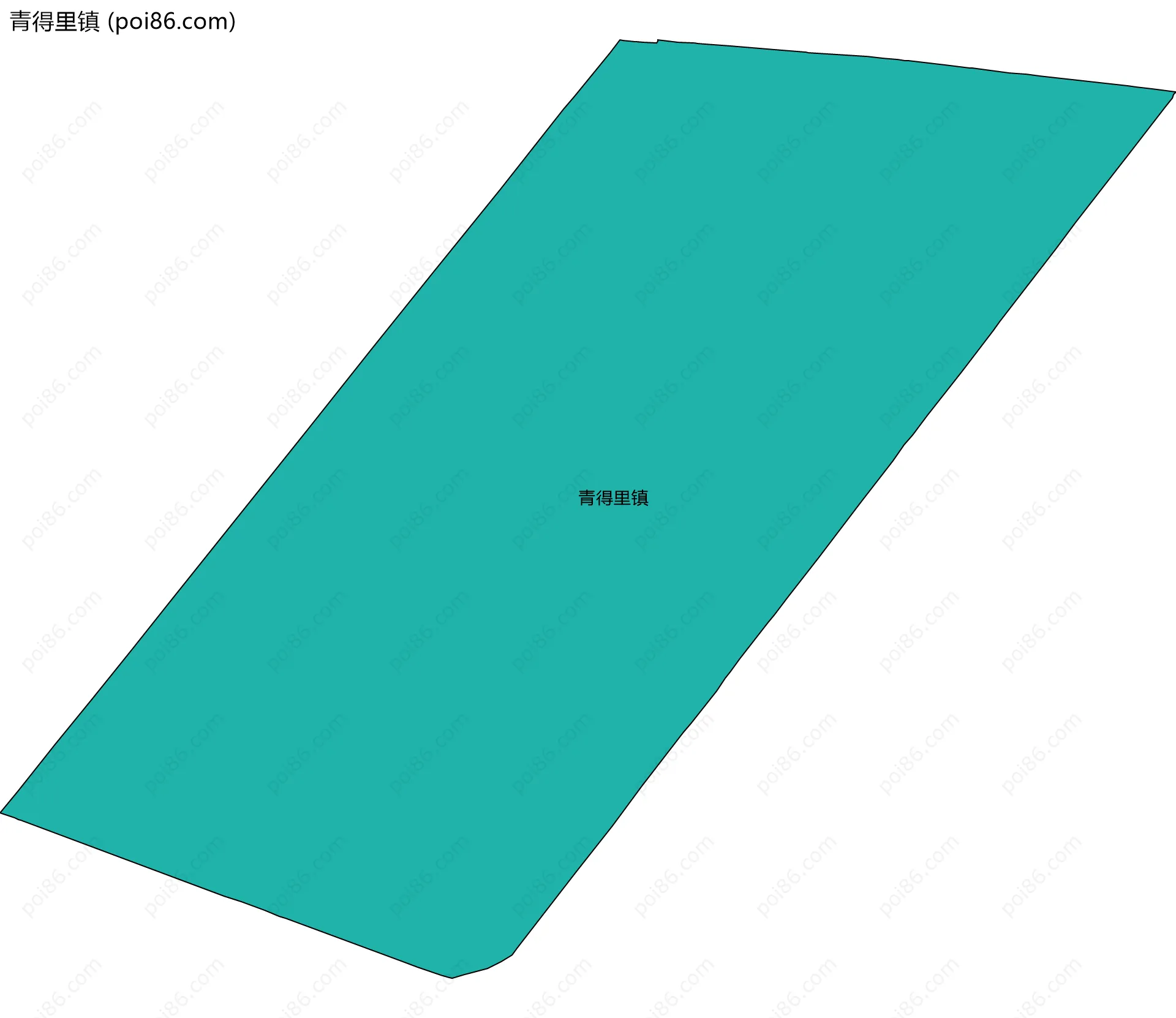 青得里镇边界地图