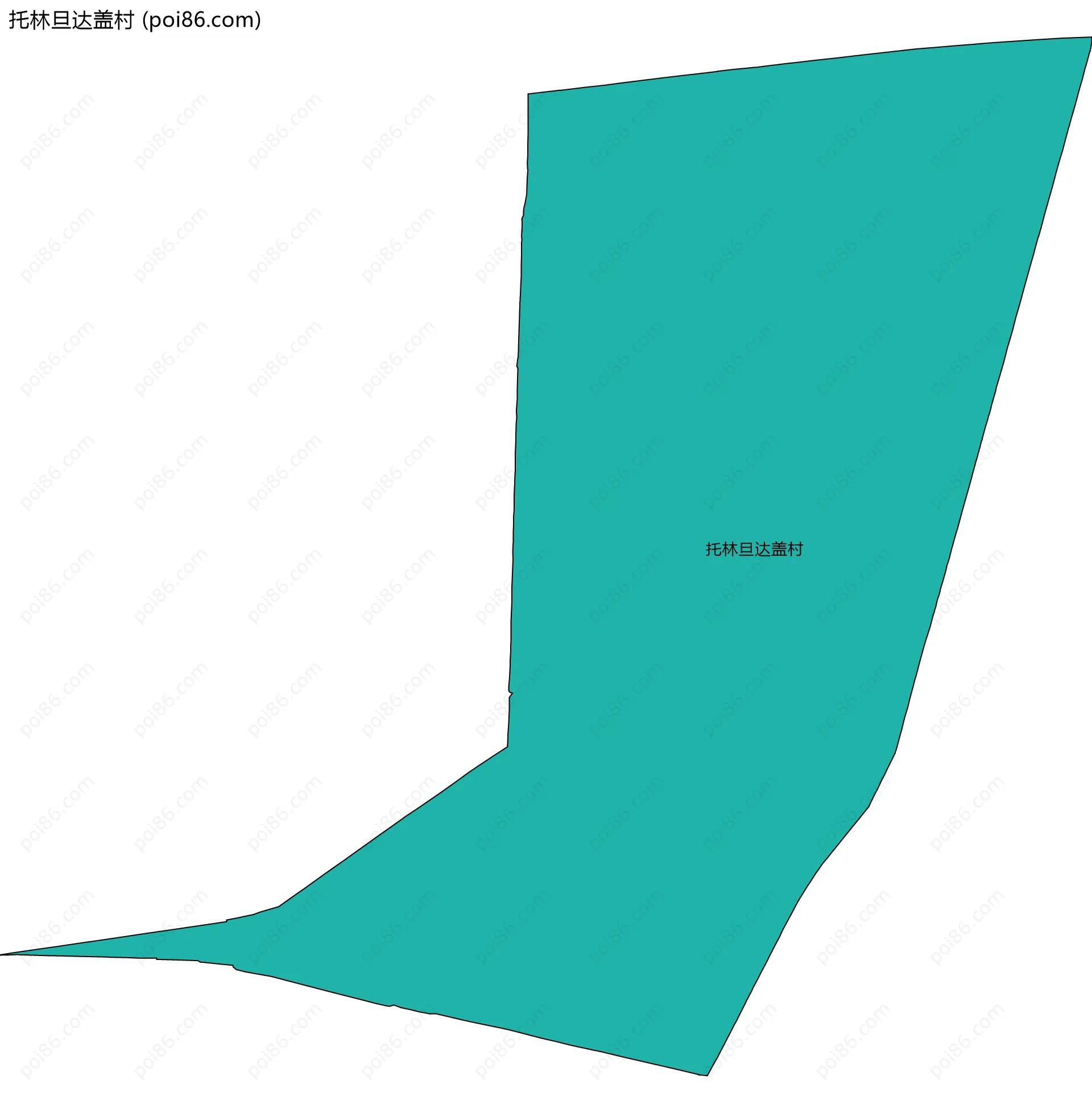 托林旦达盖村边界地图