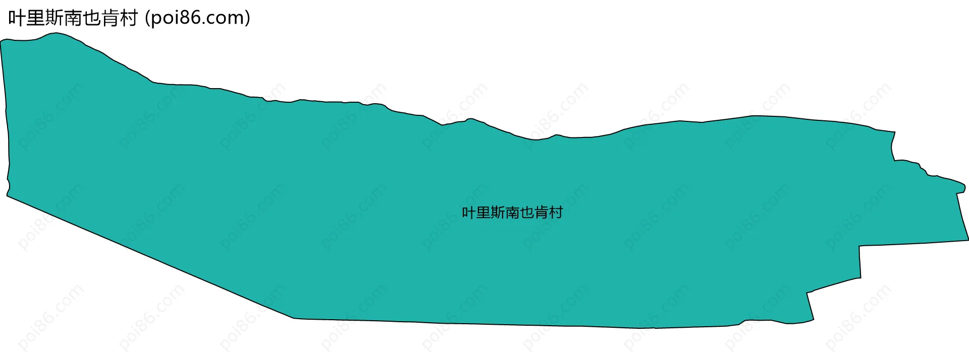 叶里斯南也肯村边界地图