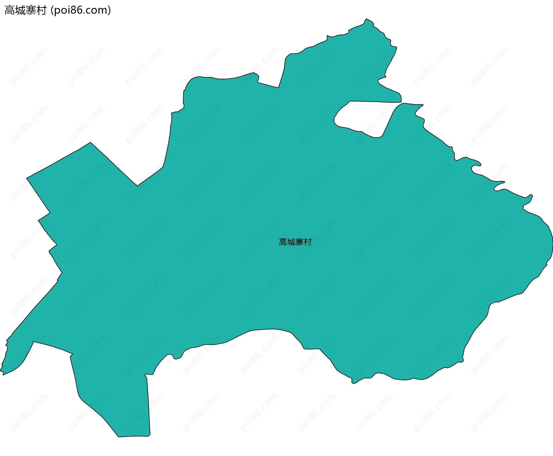 高城寨村边界地图