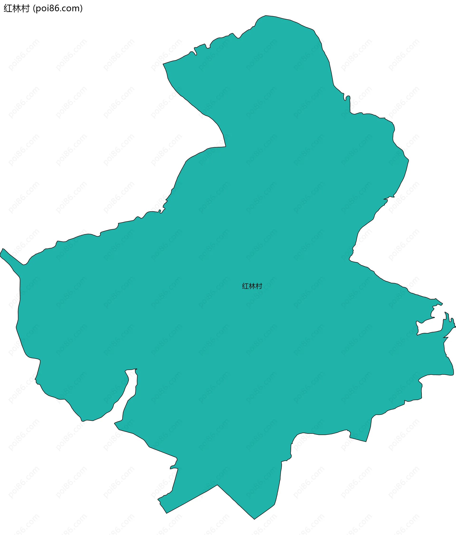 红林村边界地图