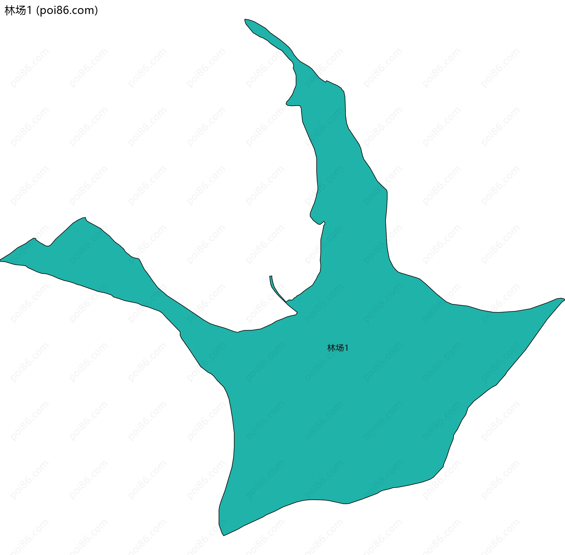 林场1边界地图