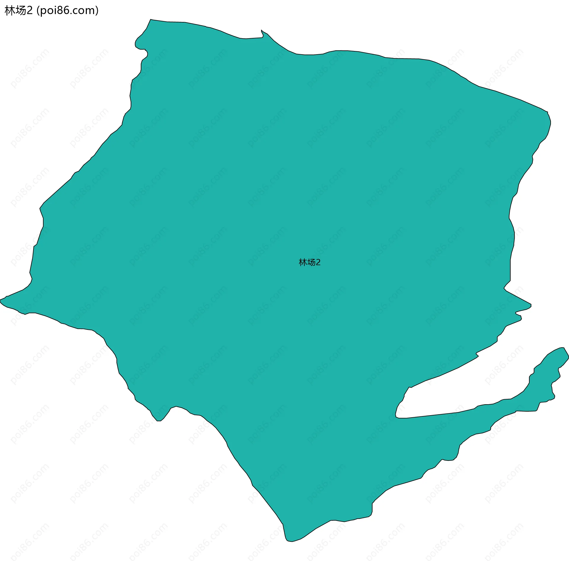 林场2边界地图