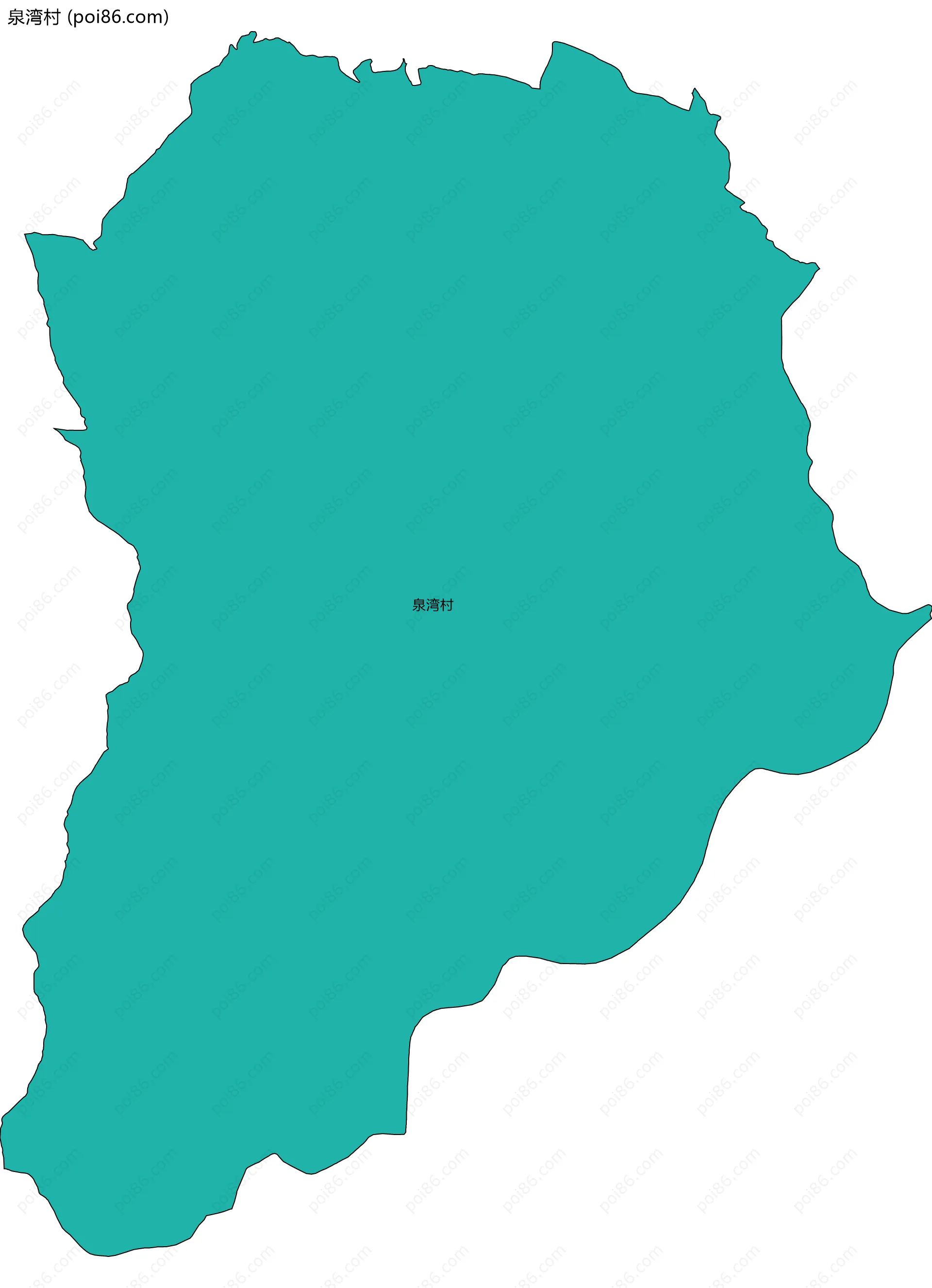 泉湾村边界地图
