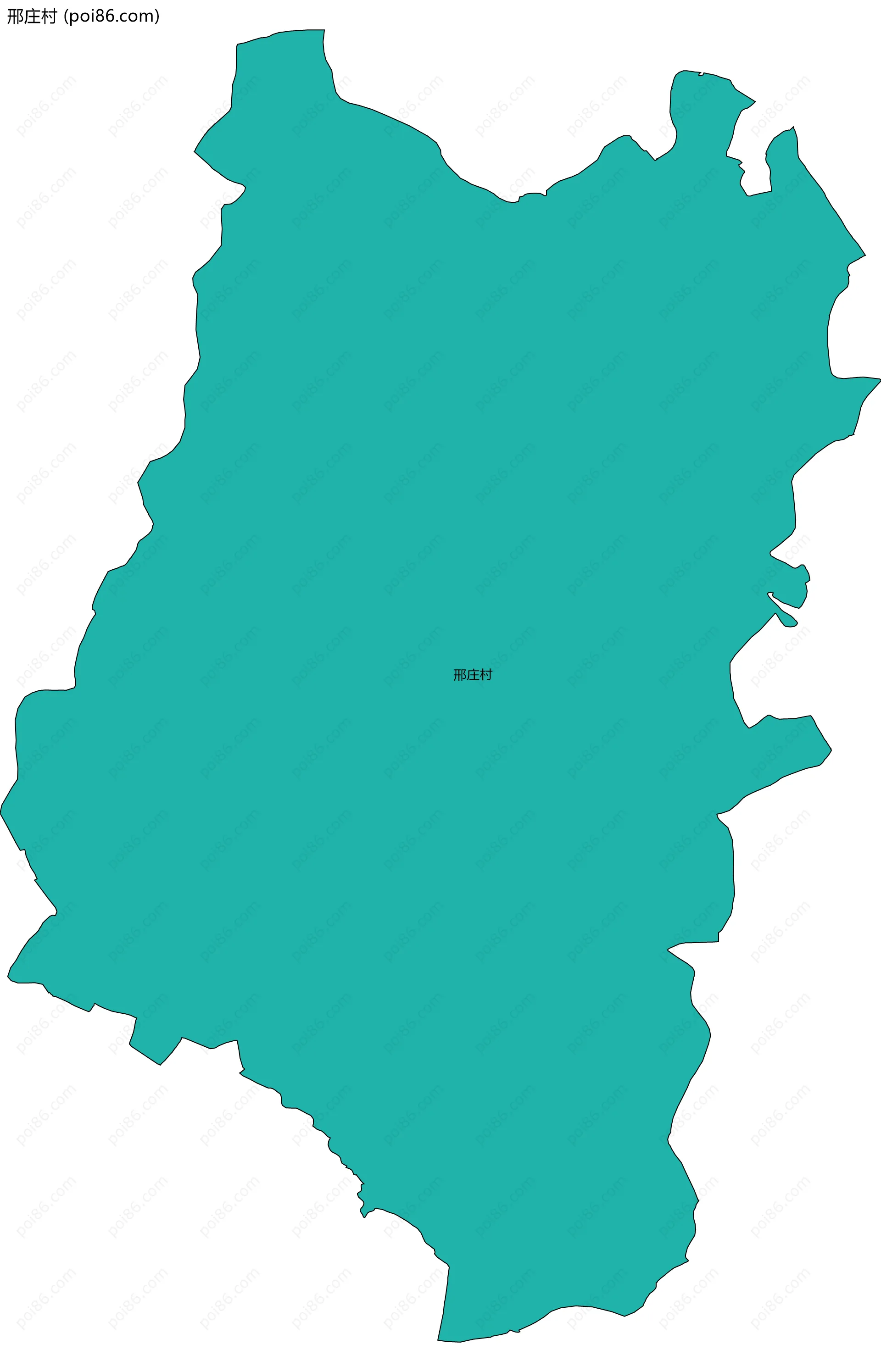 邢庄村边界地图