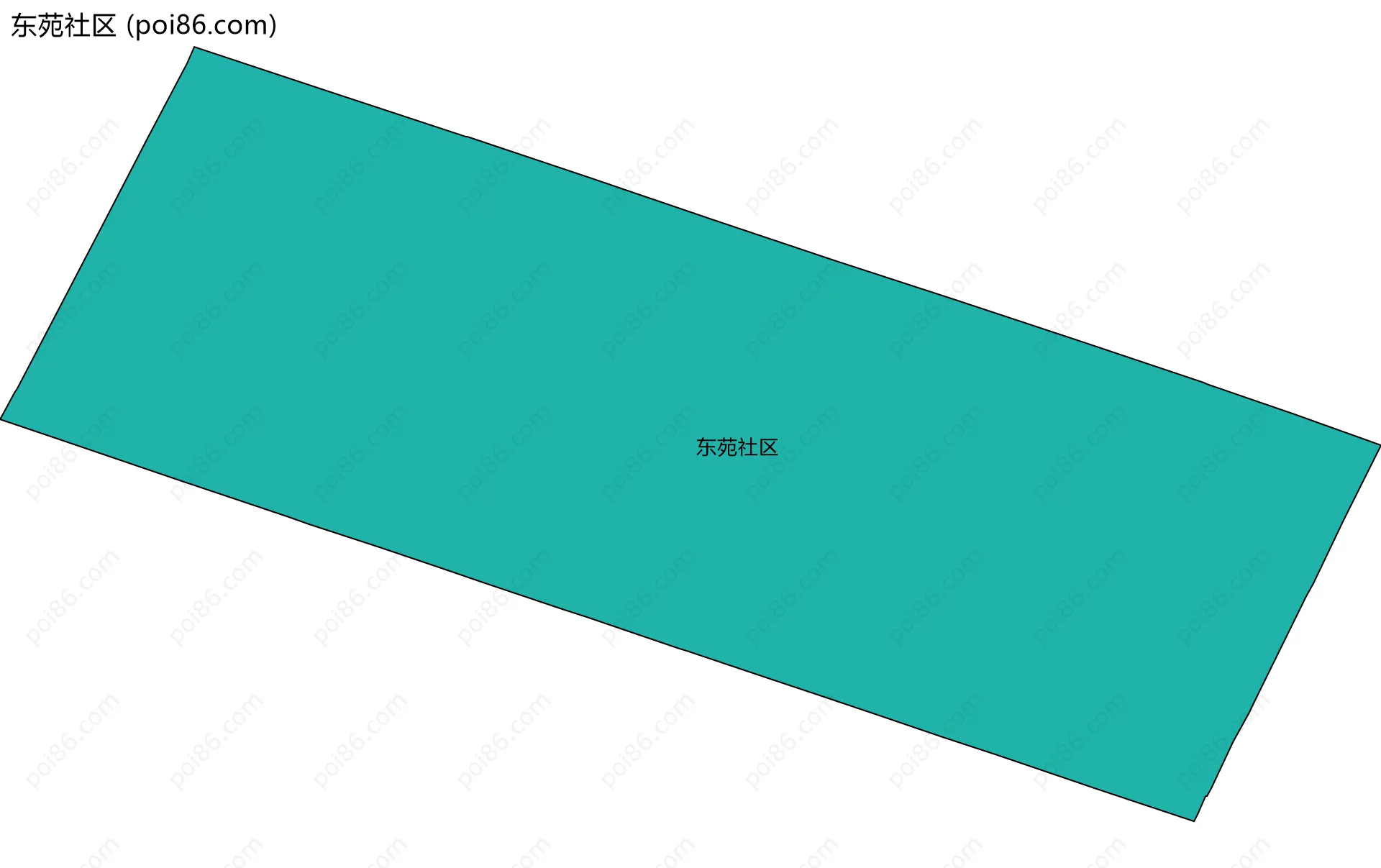 东苑社区边界地图
