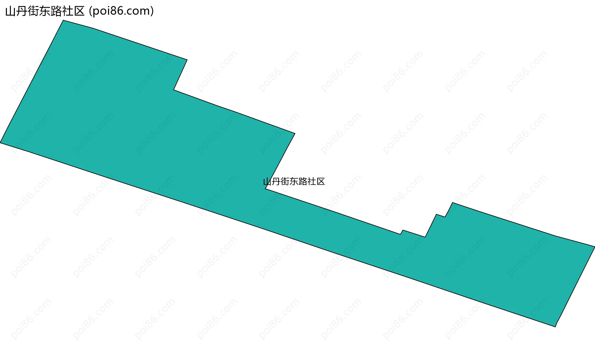 山丹街东路社区边界地图