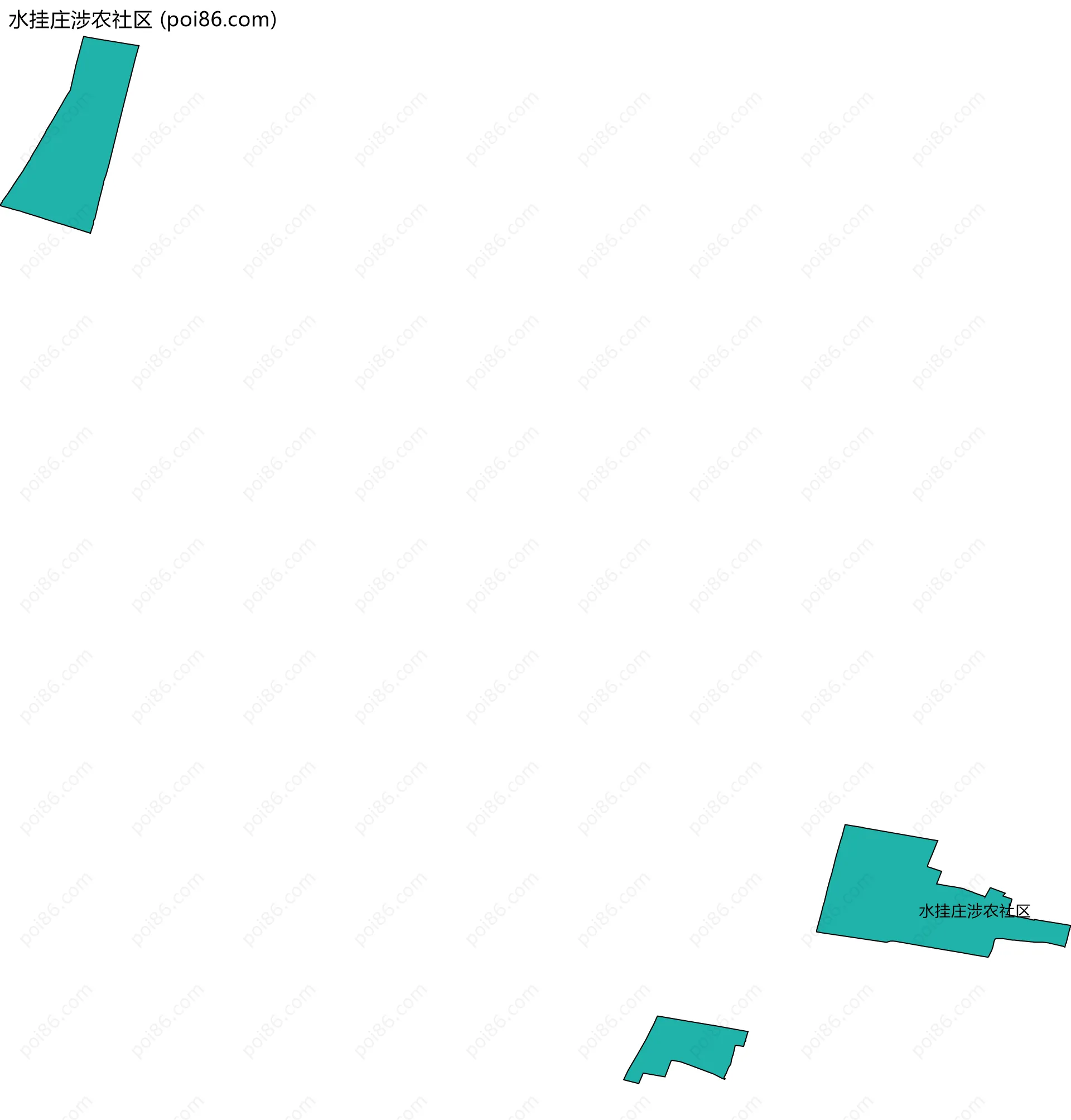 水挂庄涉农社区边界地图