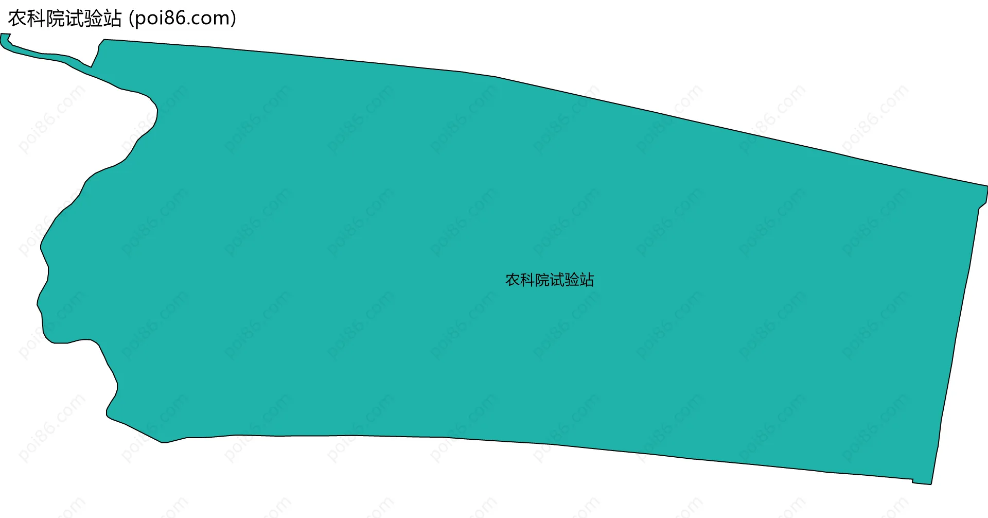 农科院试验站边界地图