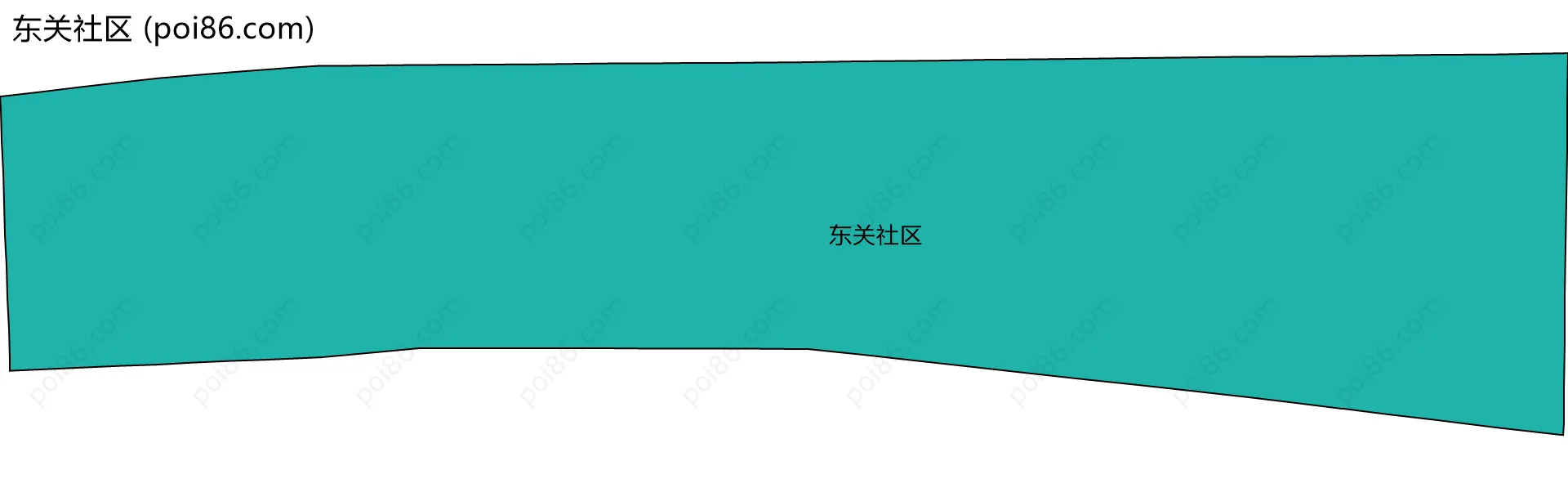 东关社区边界地图