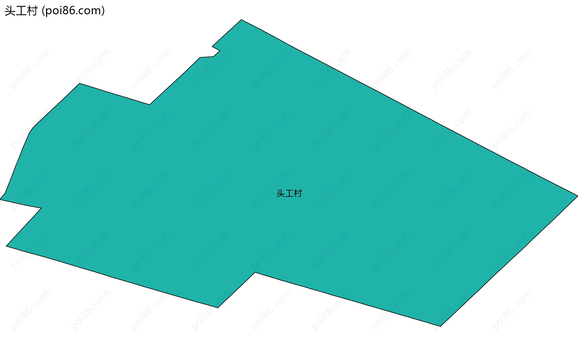 头工村边界地图