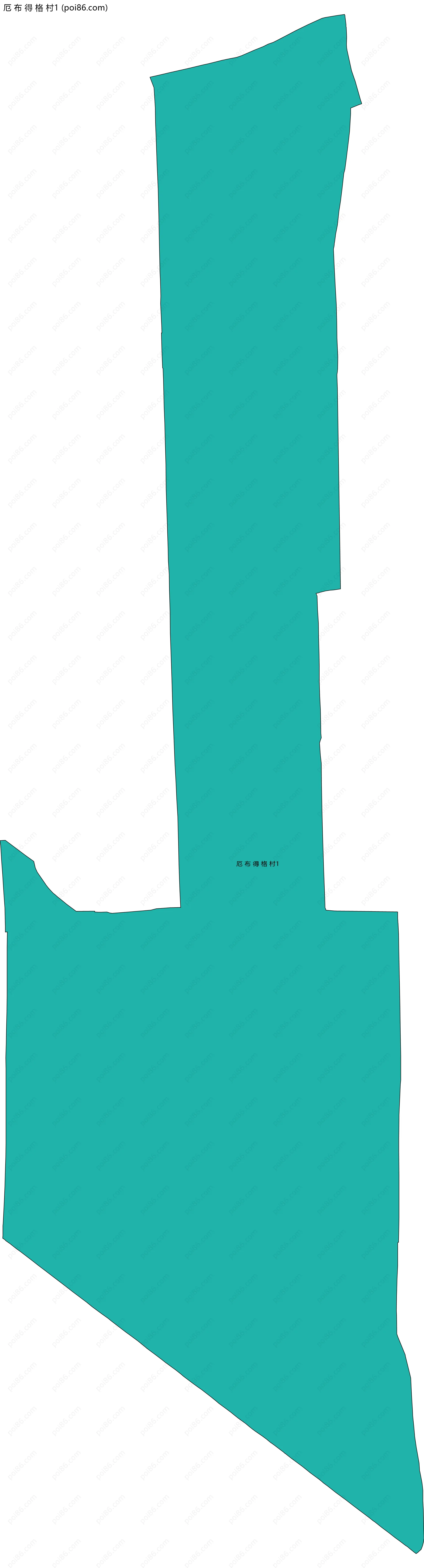 厄 布 得 格 村1边界地图