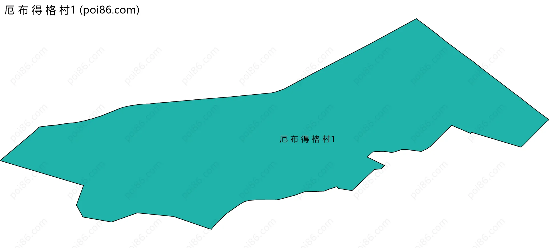 厄 布 得 格 村1边界地图