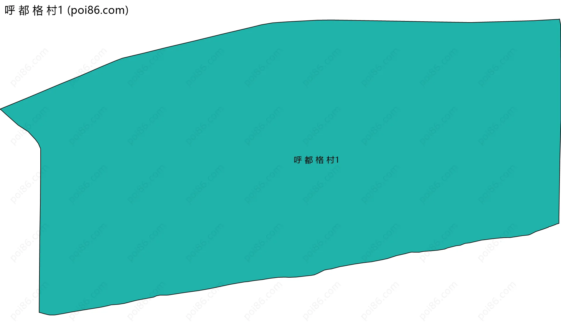 呼 都 格 村1边界地图