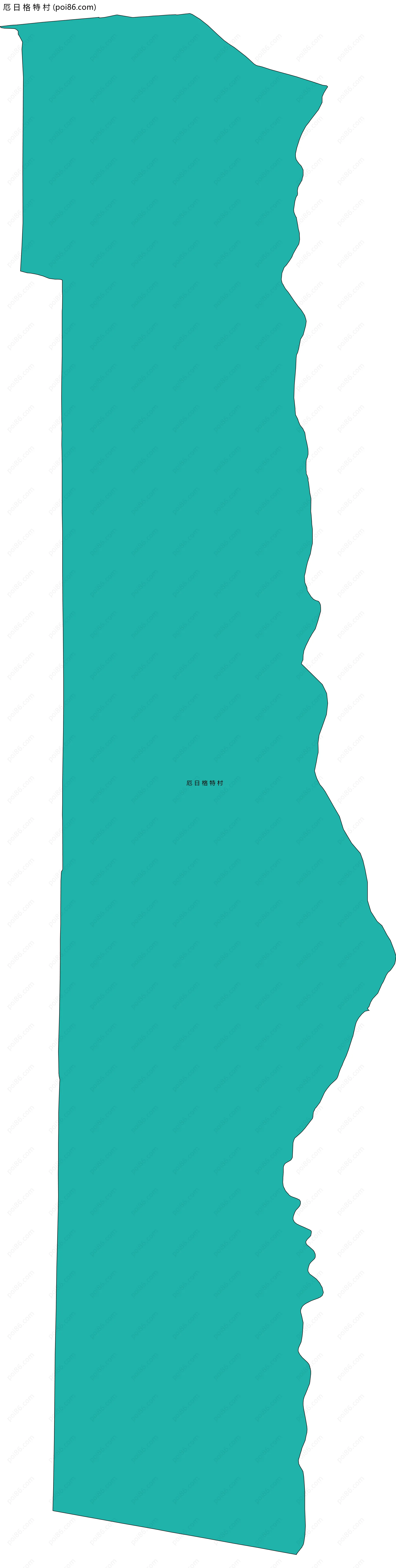 厄 日 格 特 村边界地图