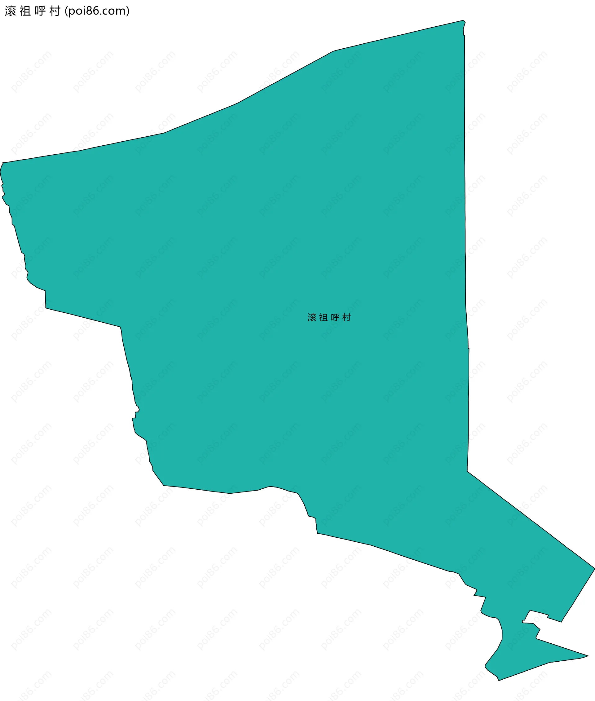 滚 祖 呼 村边界地图