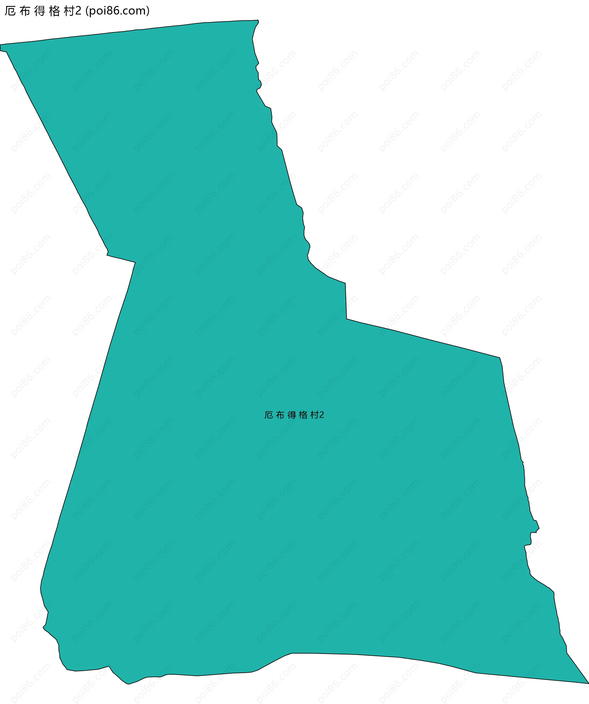 厄 布 得 格 村2边界地图