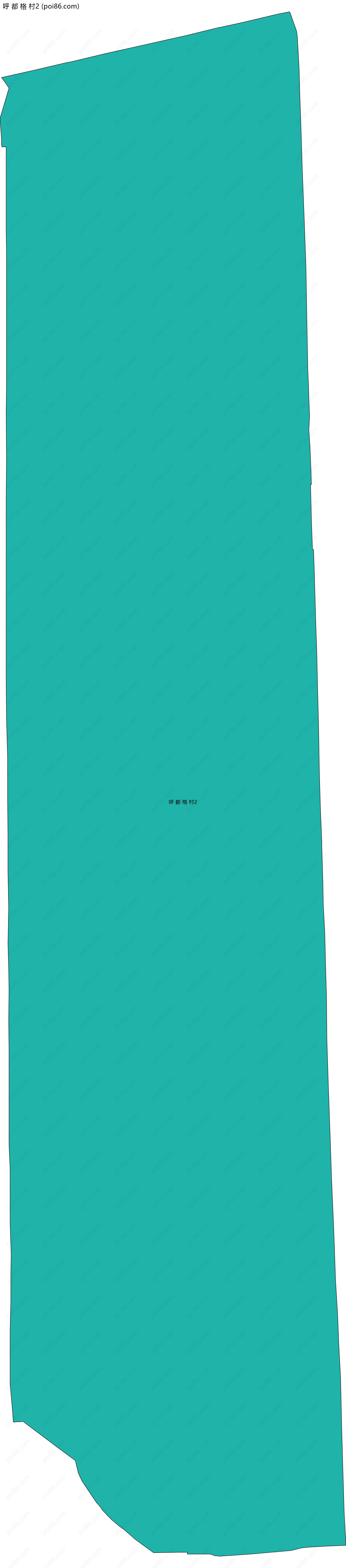 呼 都 格 村2边界地图