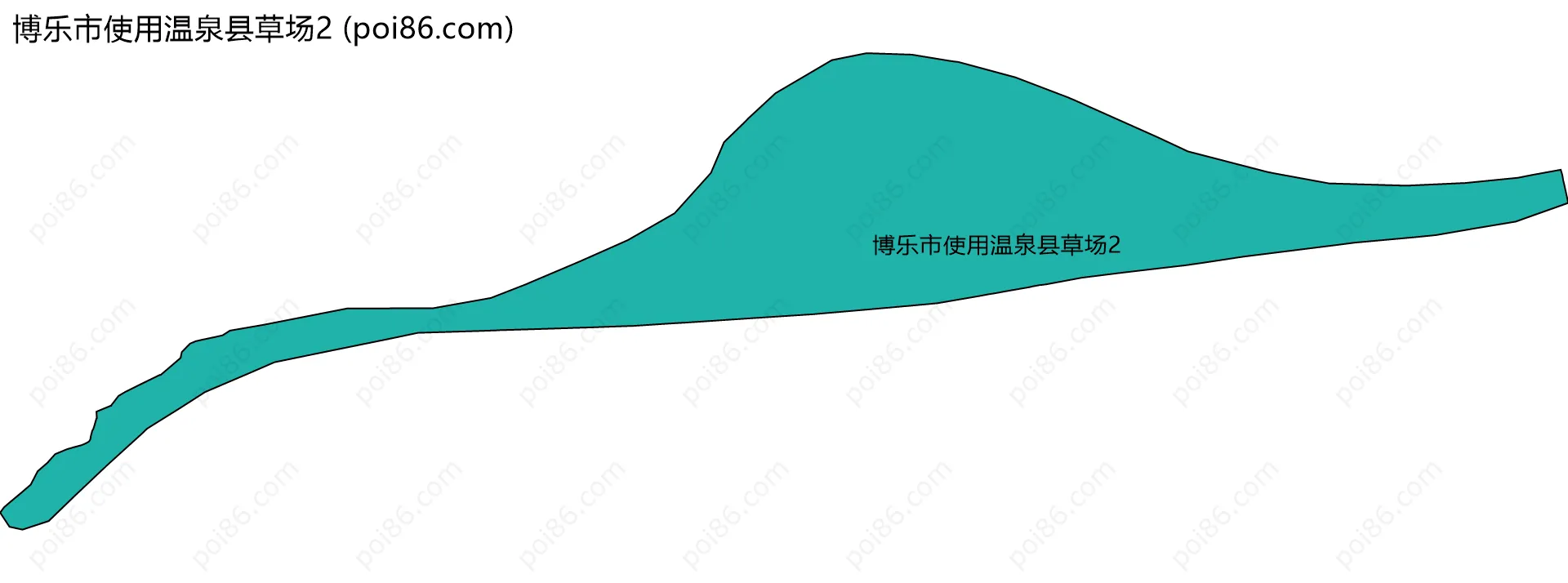 博乐市使用温泉县草场2边界地图
