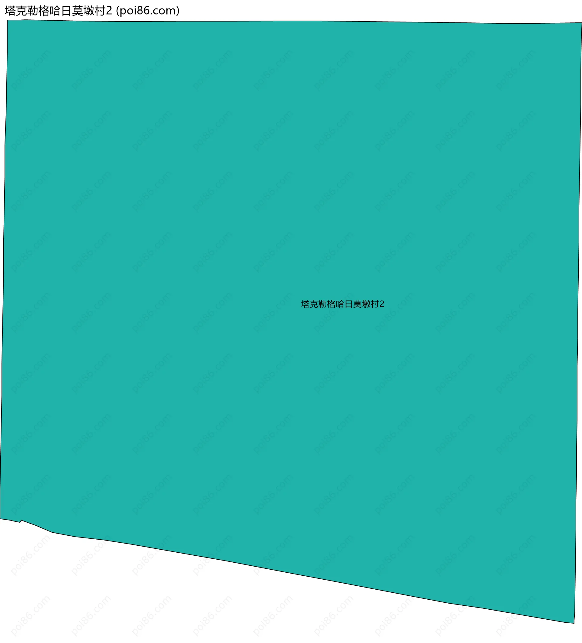 塔克勒格哈日莫墩村2边界地图
