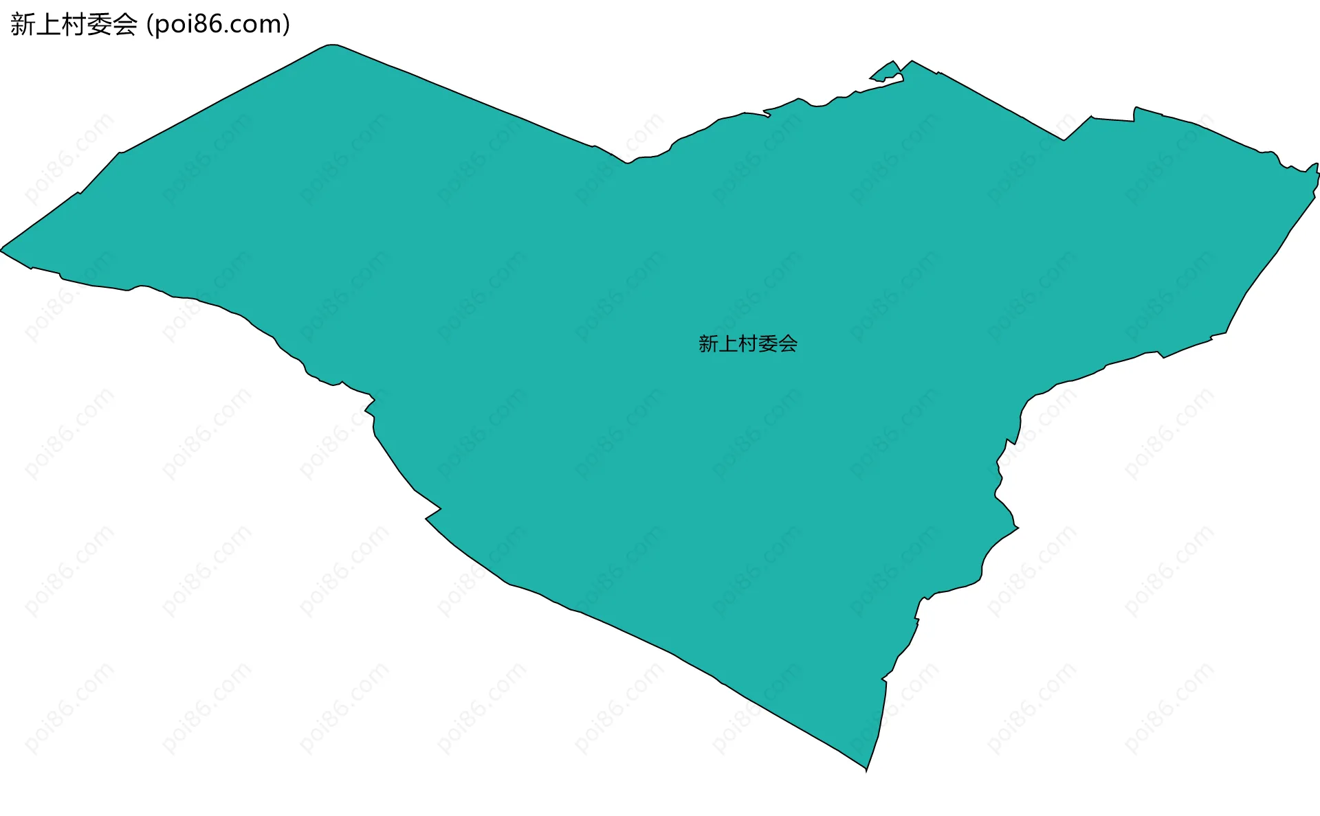 新上村委会边界地图