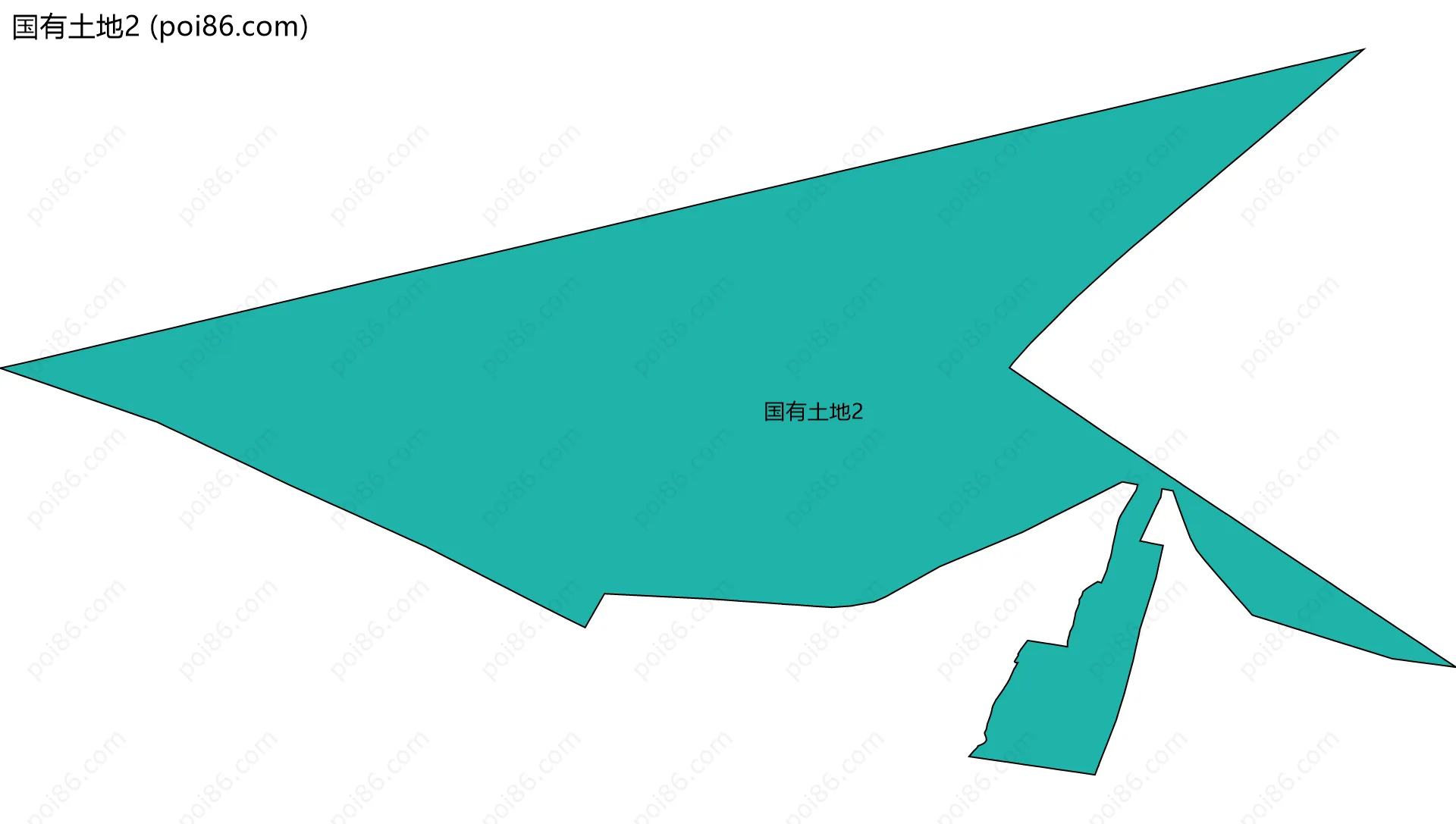 国有土地2边界地图