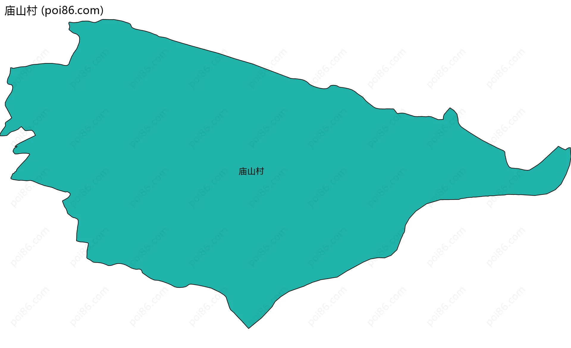 庙山村边界地图