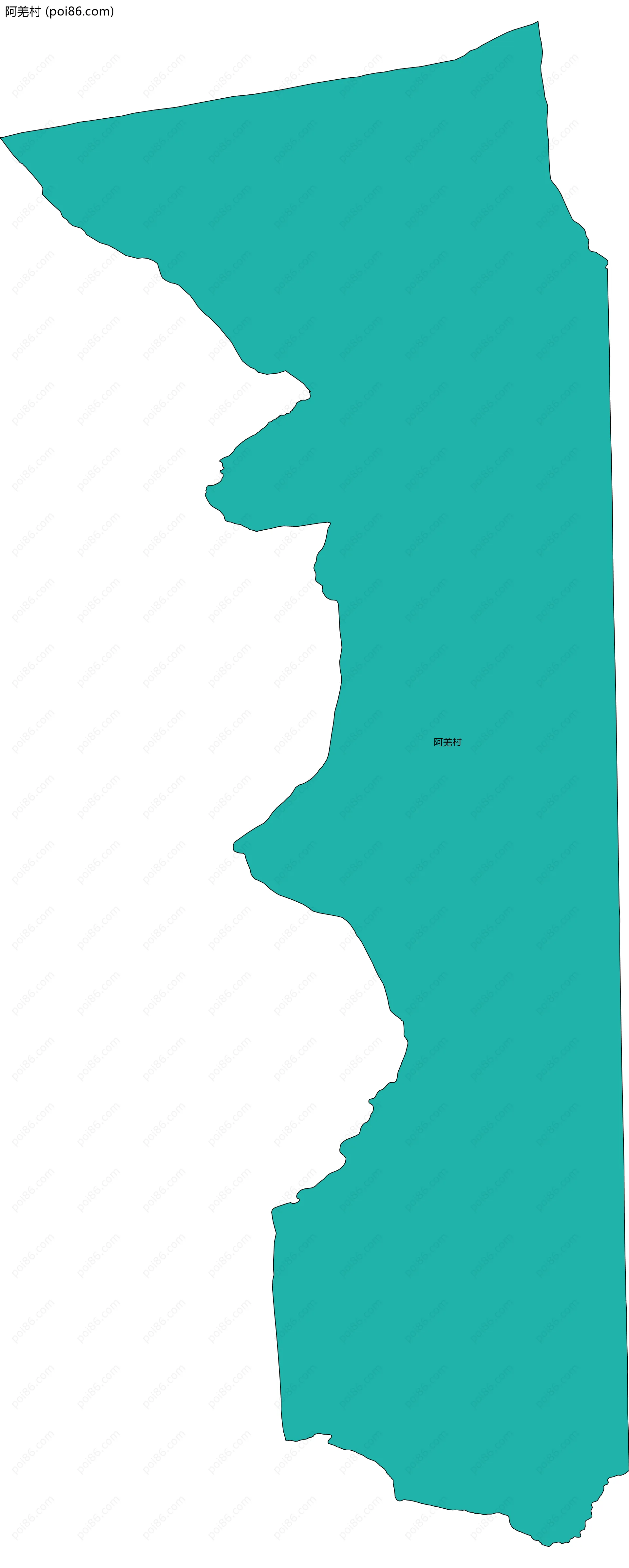 阿羌村边界地图