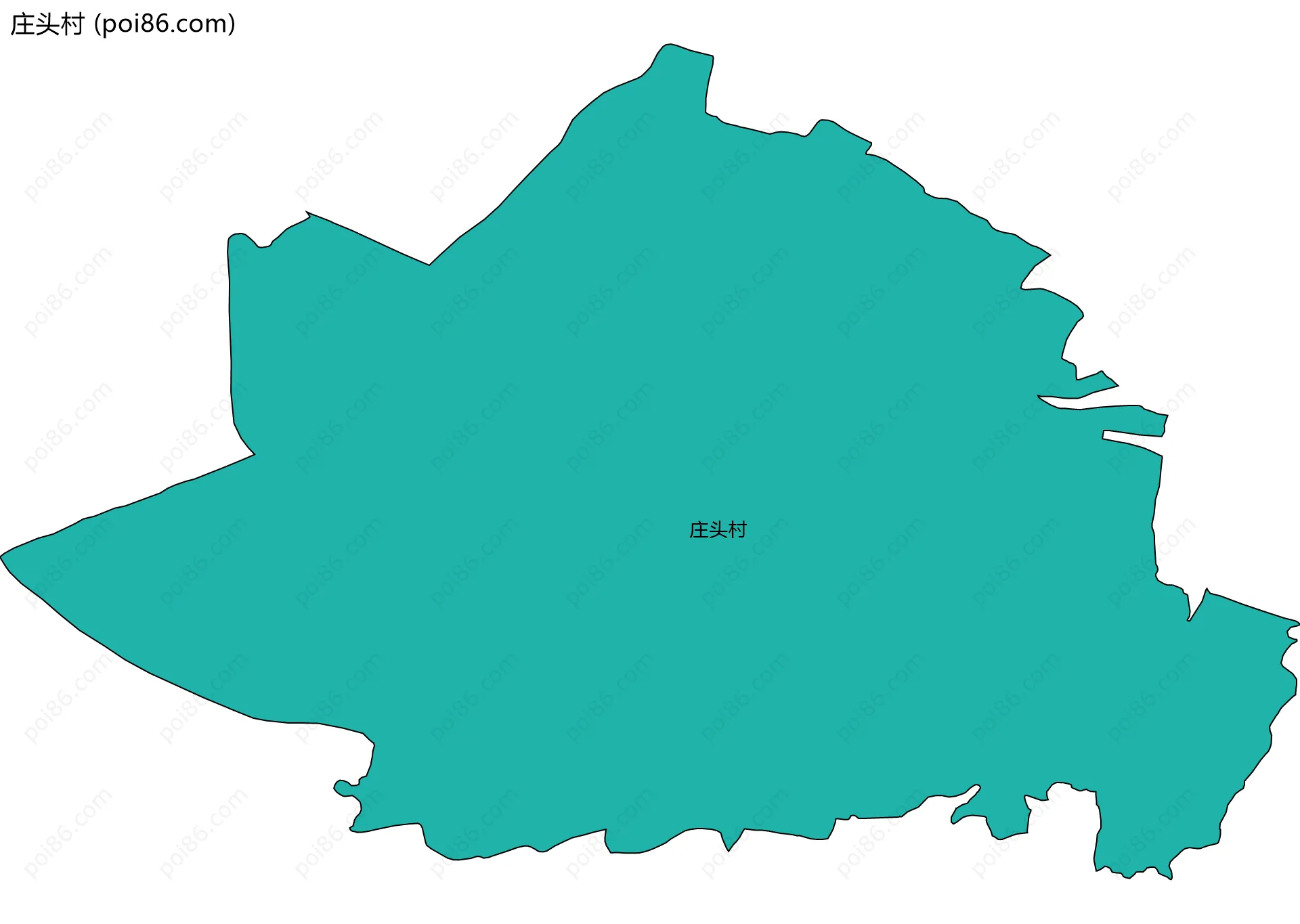 庄头村边界地图