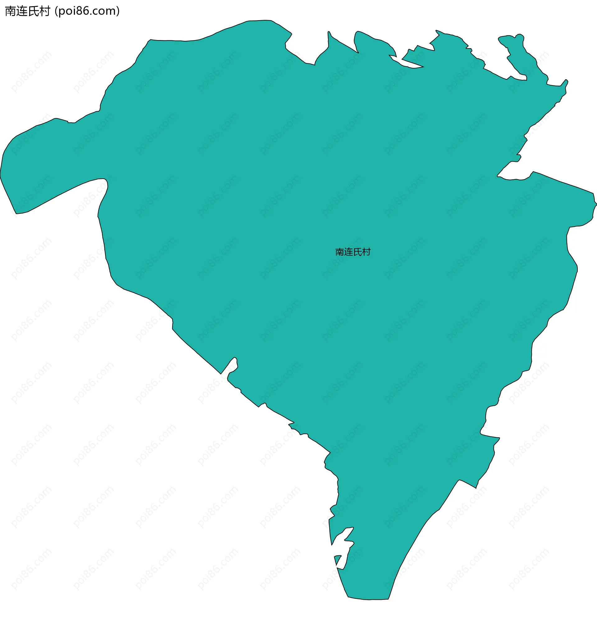 南连氏村边界地图