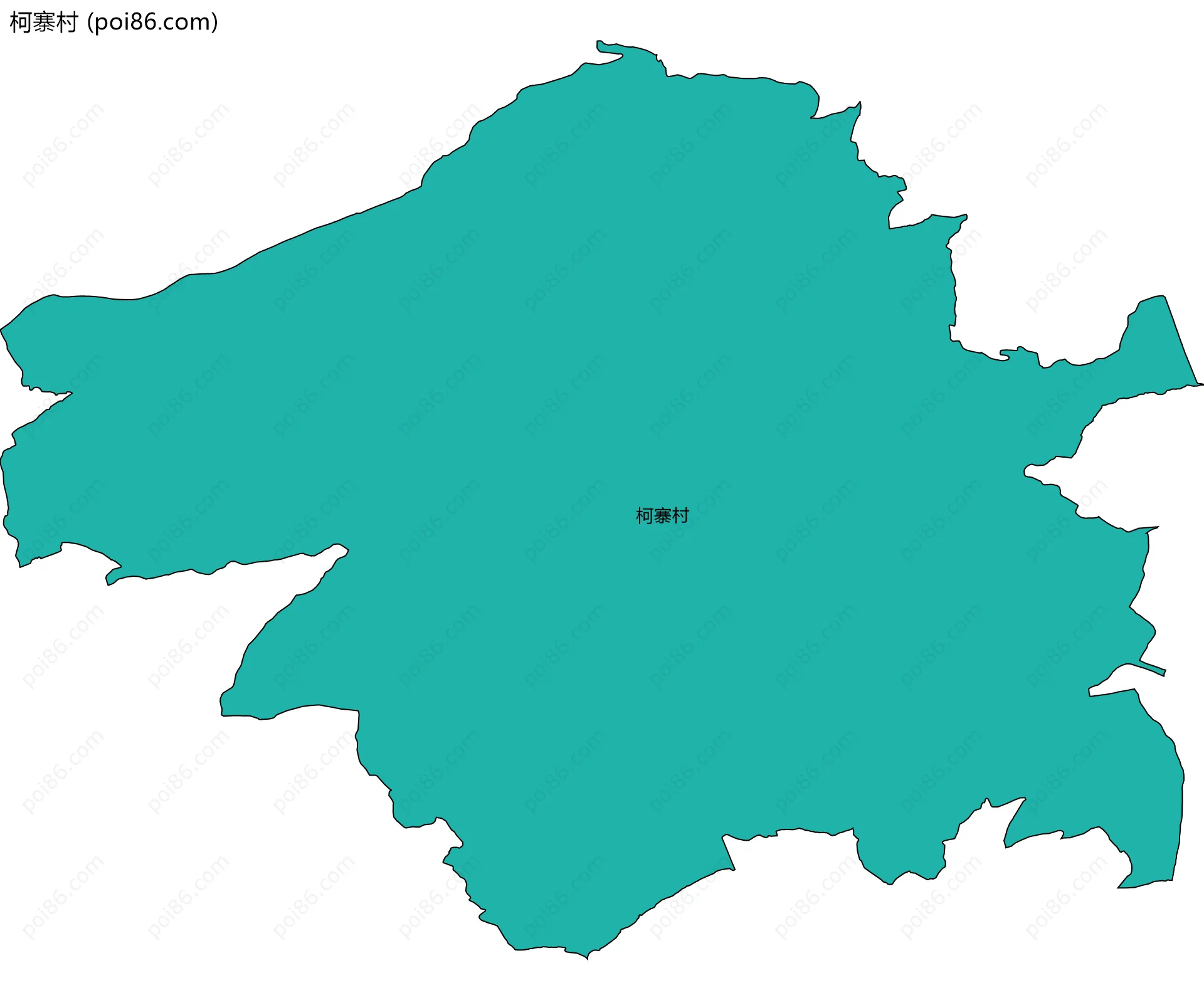 柯寨村边界地图