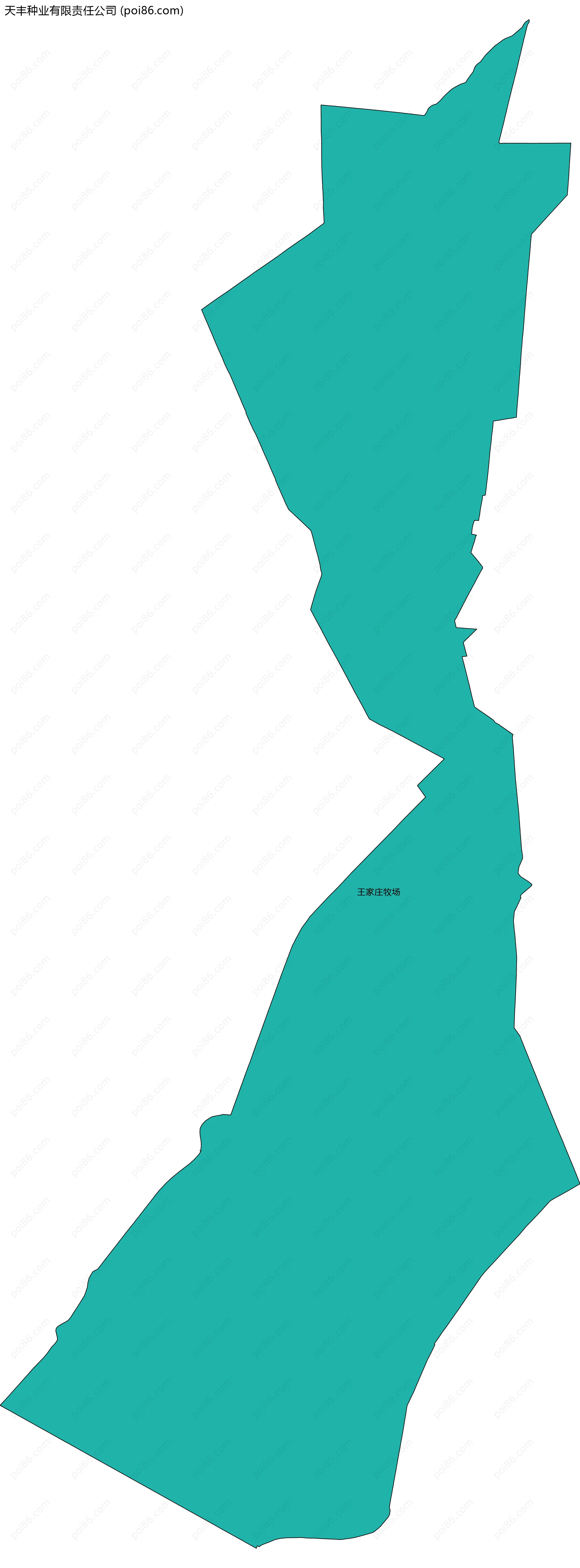 天丰种业有限责任公司边界地图(五级行政区划)