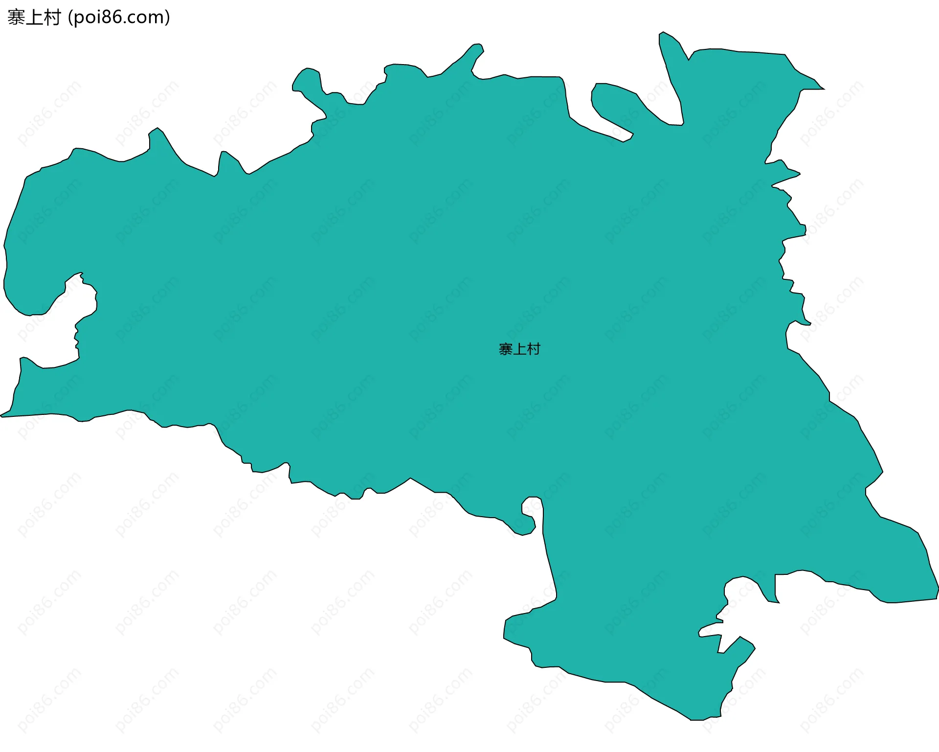 寨上村边界地图