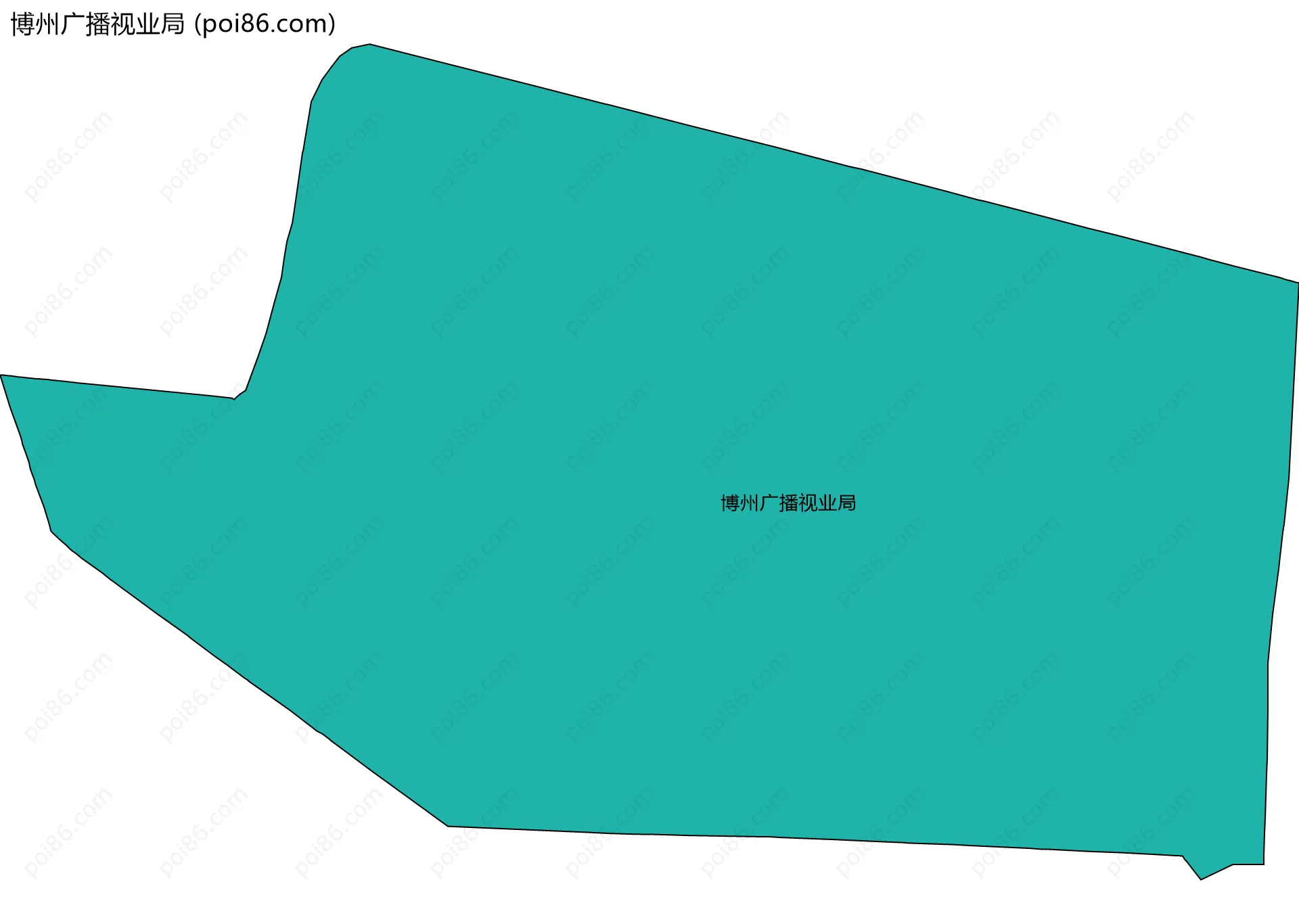 博州广播视业局边界地图
