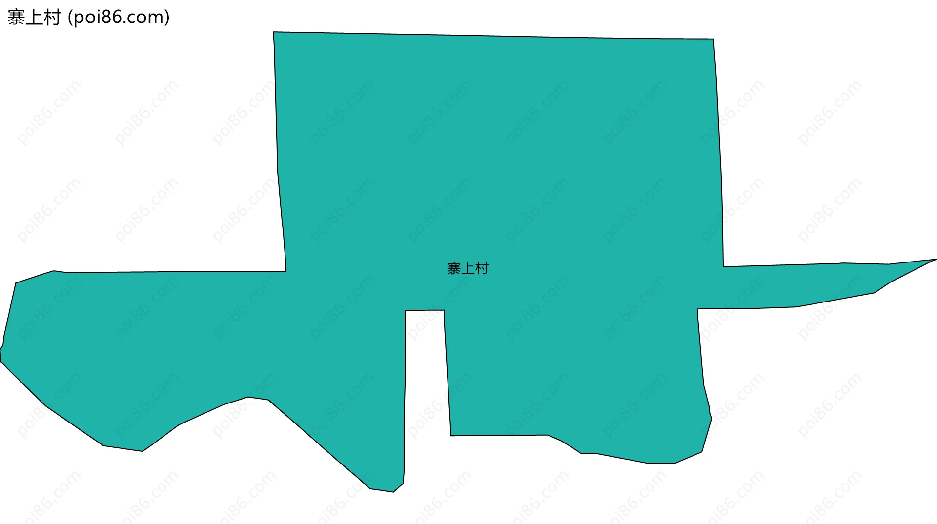 寨上村边界地图