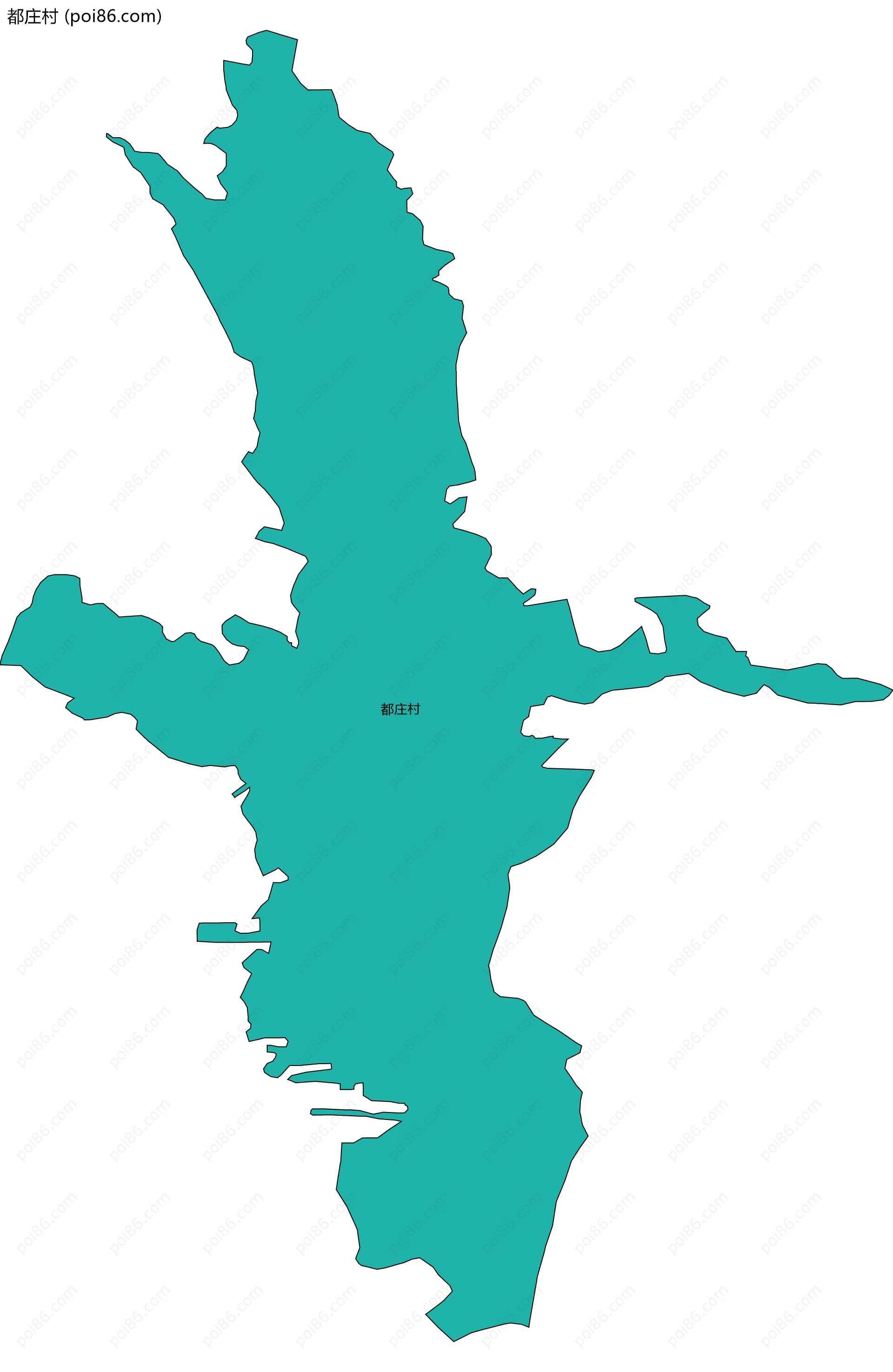 都庄村边界地图