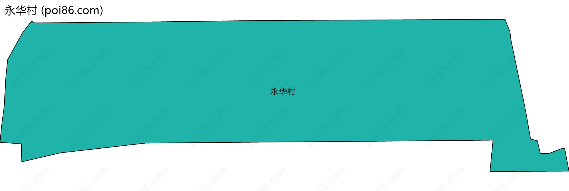 永华村边界地图