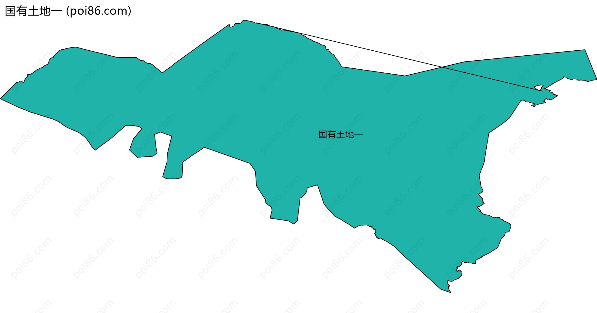 国有土地一边界地图