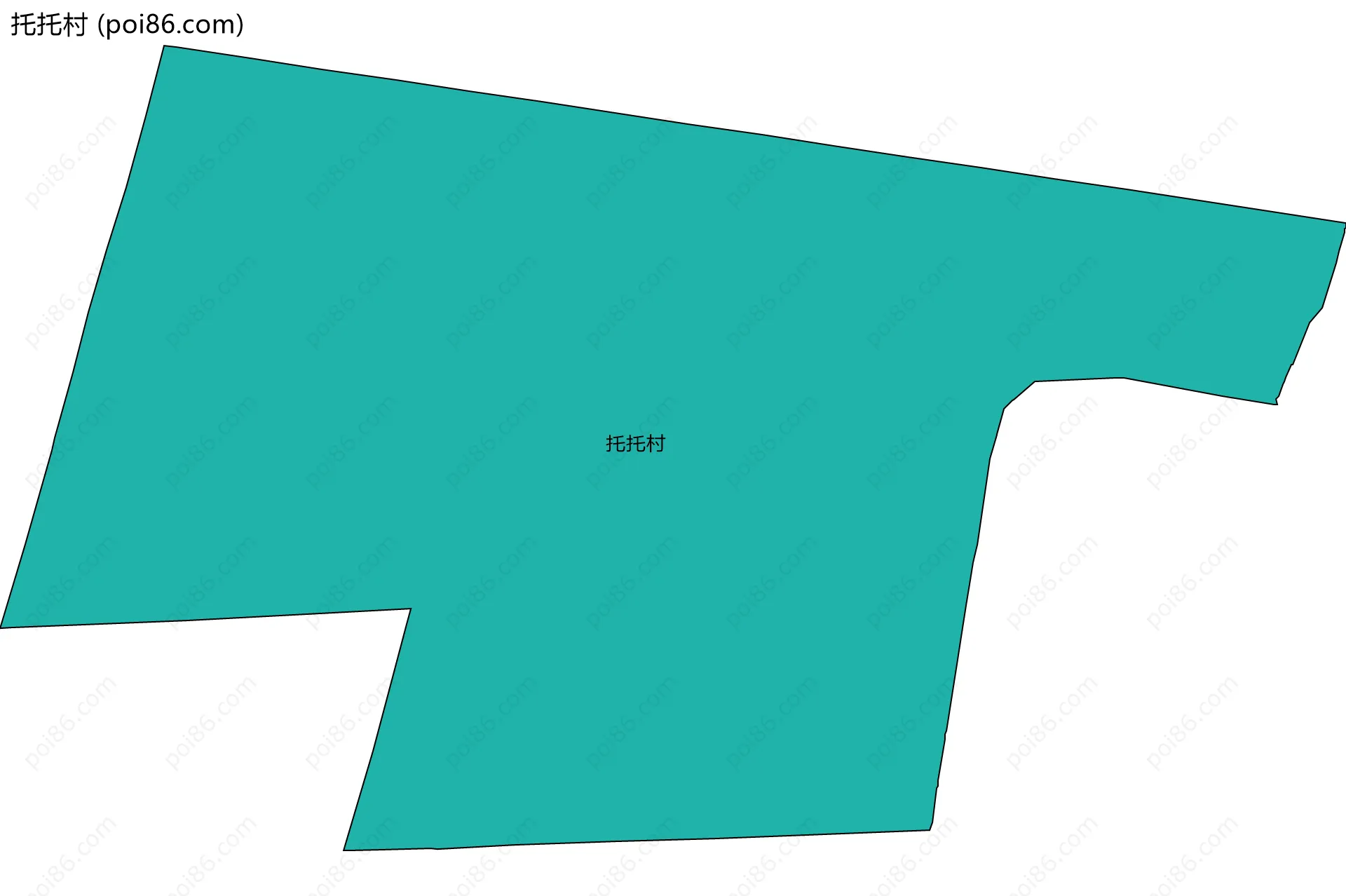 托托村边界地图